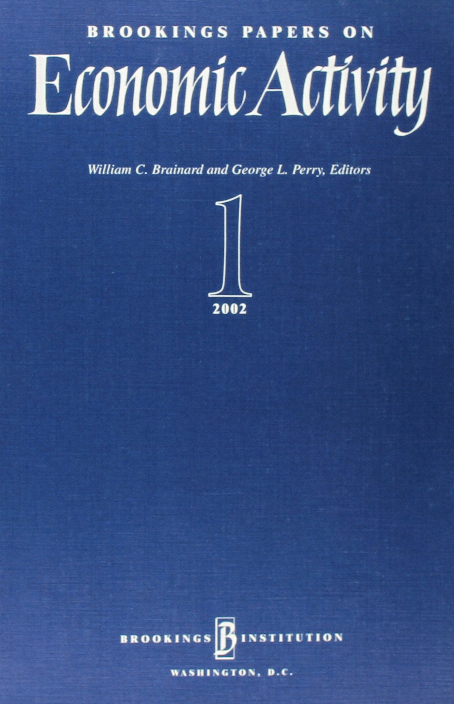 Brookings Papers On Economic Activity 2002:1,Used