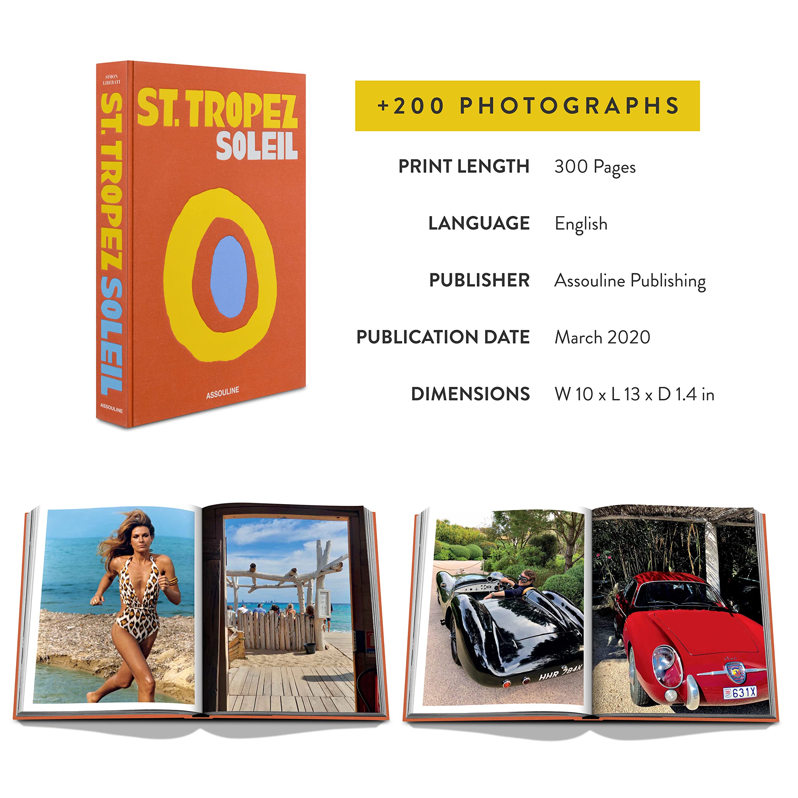 St. Tropez Soleil  Assouline Coffee Table Book,New