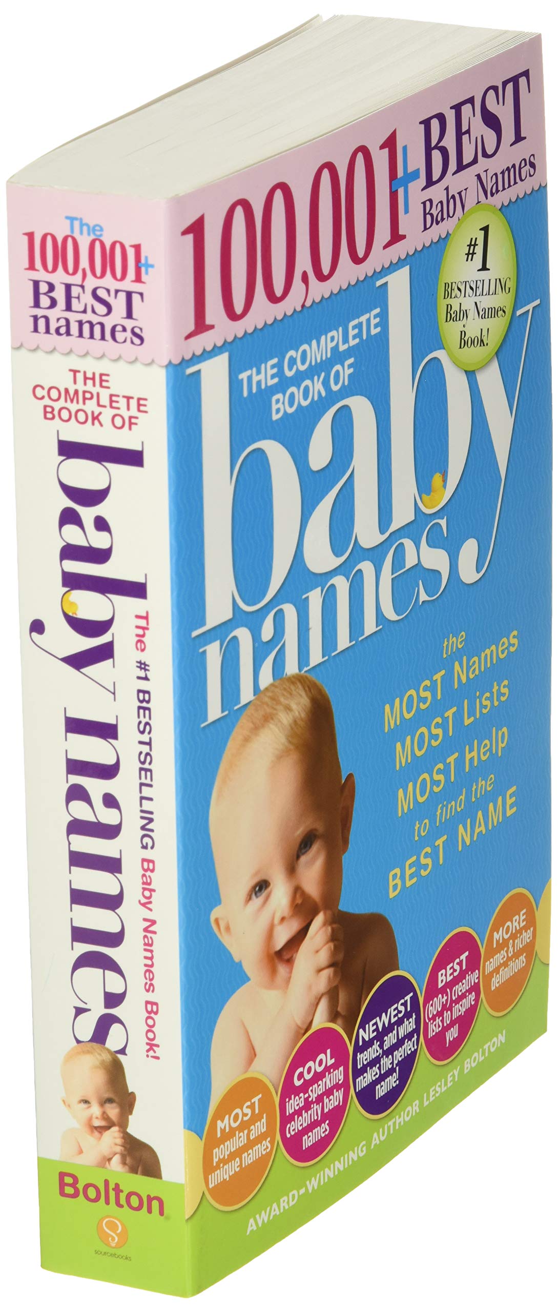 The Complete Book of Baby Names: The #1 Baby Names Book with the Most Unique Baby Girl and Boy Names (Mother's Day Gift for Expe,Used