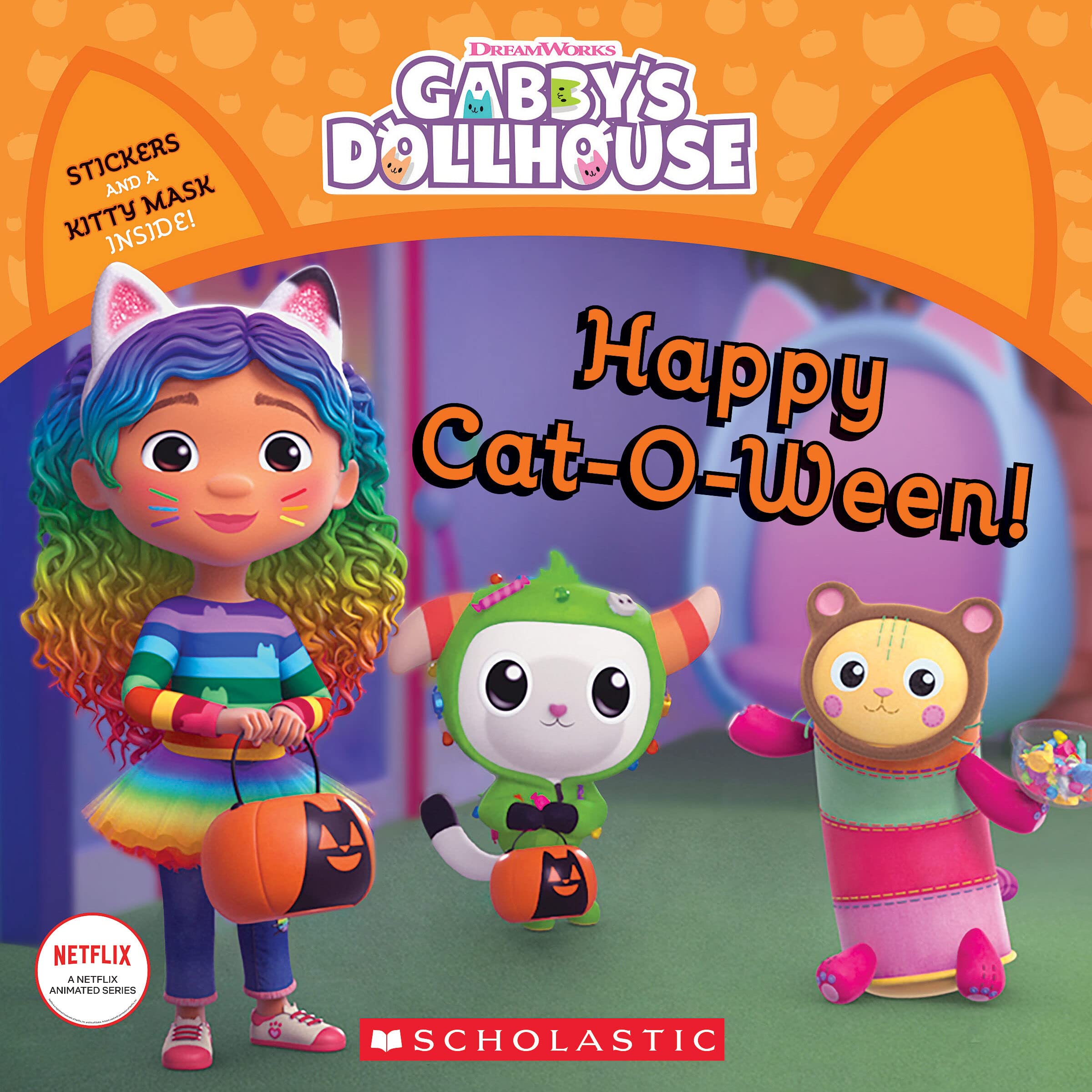 Happy Catoween! (Gabby'S Dollhouse Storybook),New