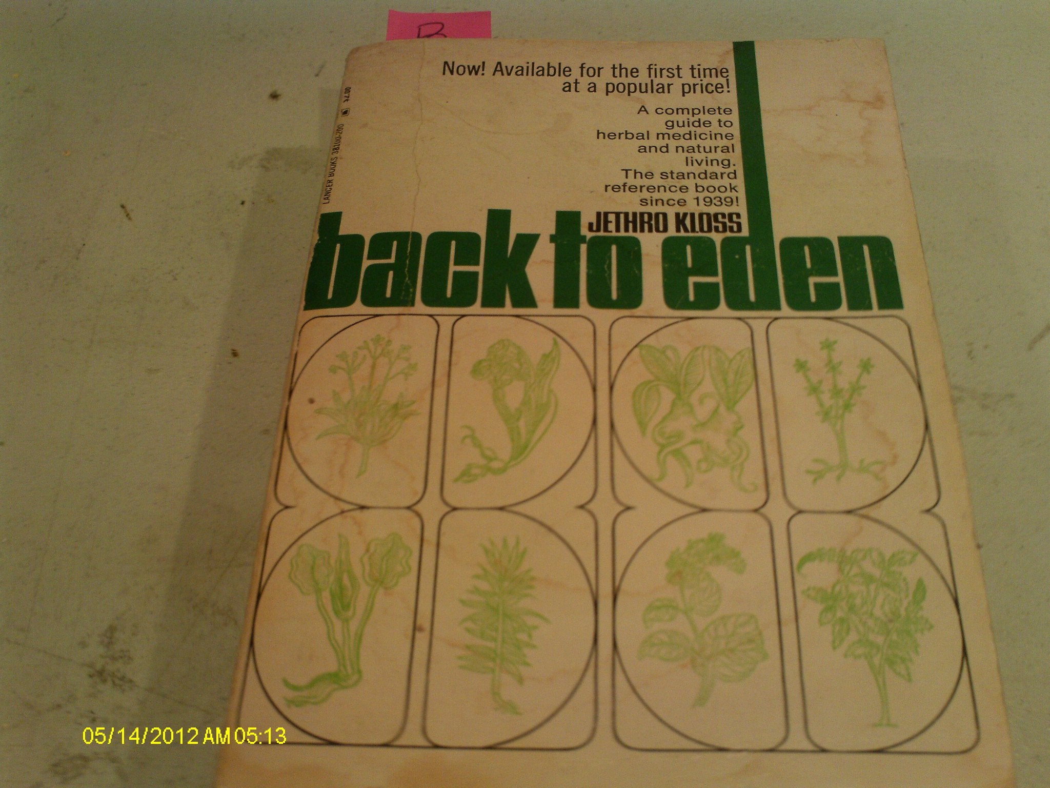 Back To Eden,New