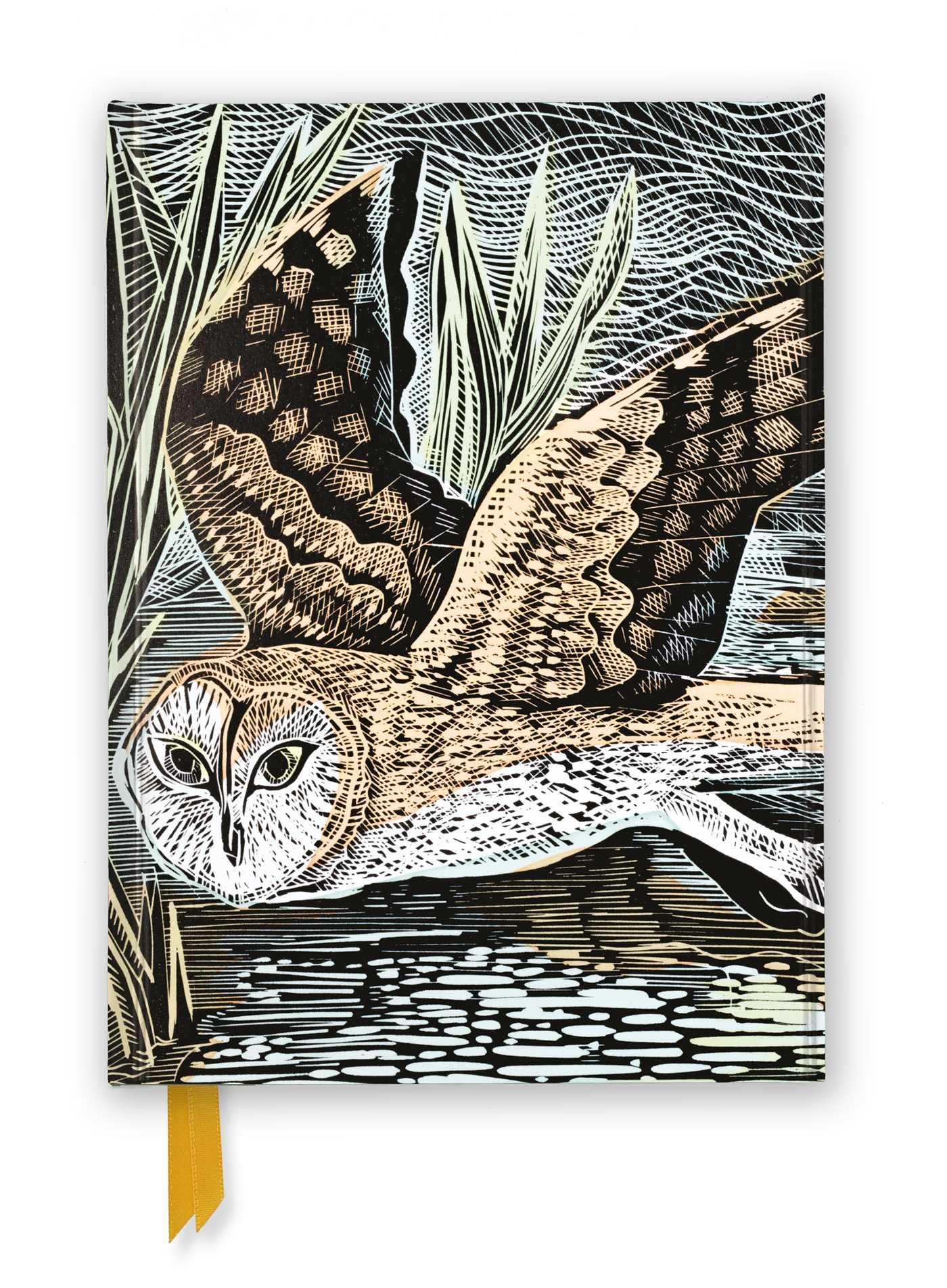Angela Harding: Marsh Owl (Foiled Journal) (Flame Tree Notebooks),New