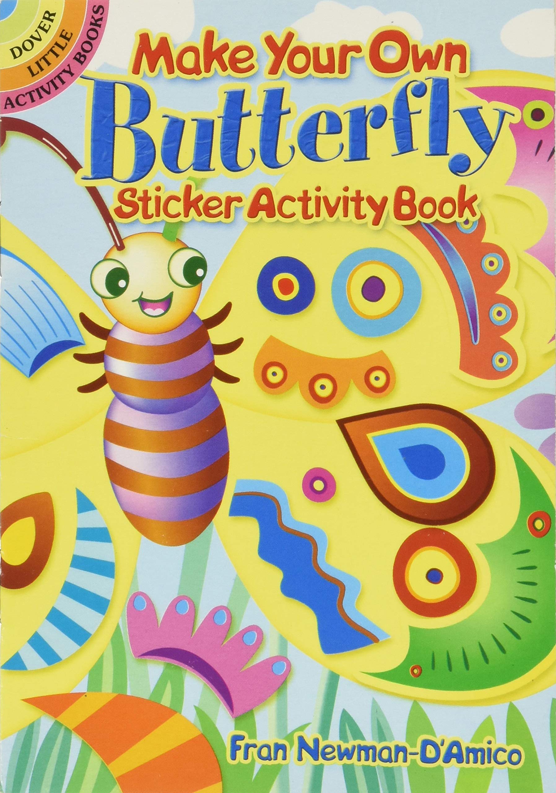 Make Your Own Butterfly Sticker Activity Book (Dover Little Activity Books: Insects),Used