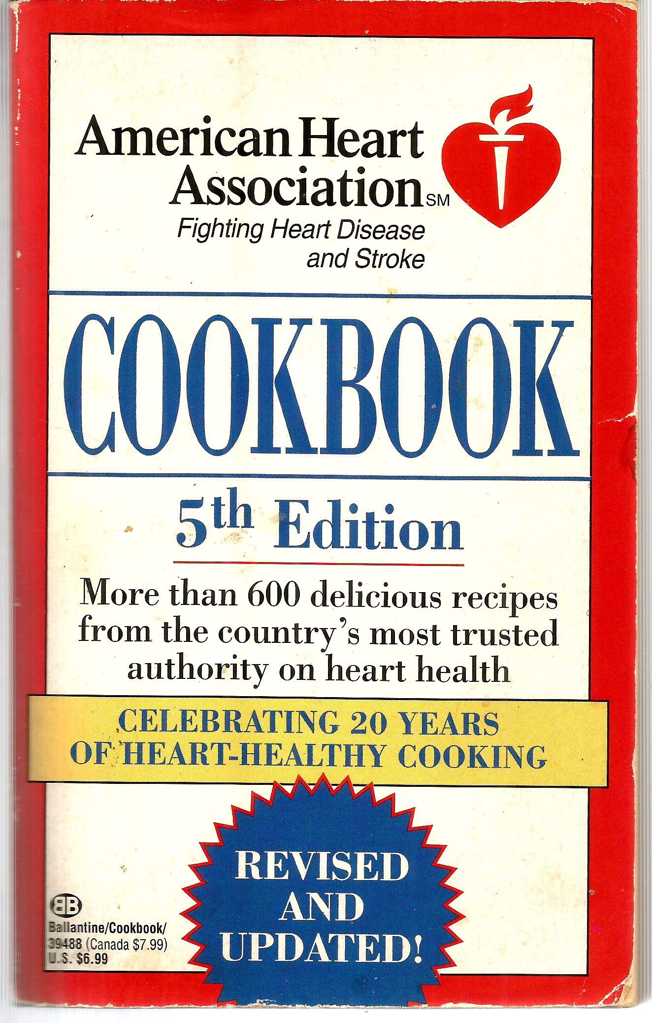 American Heart Association Cookbook: 5Th Edition,Used