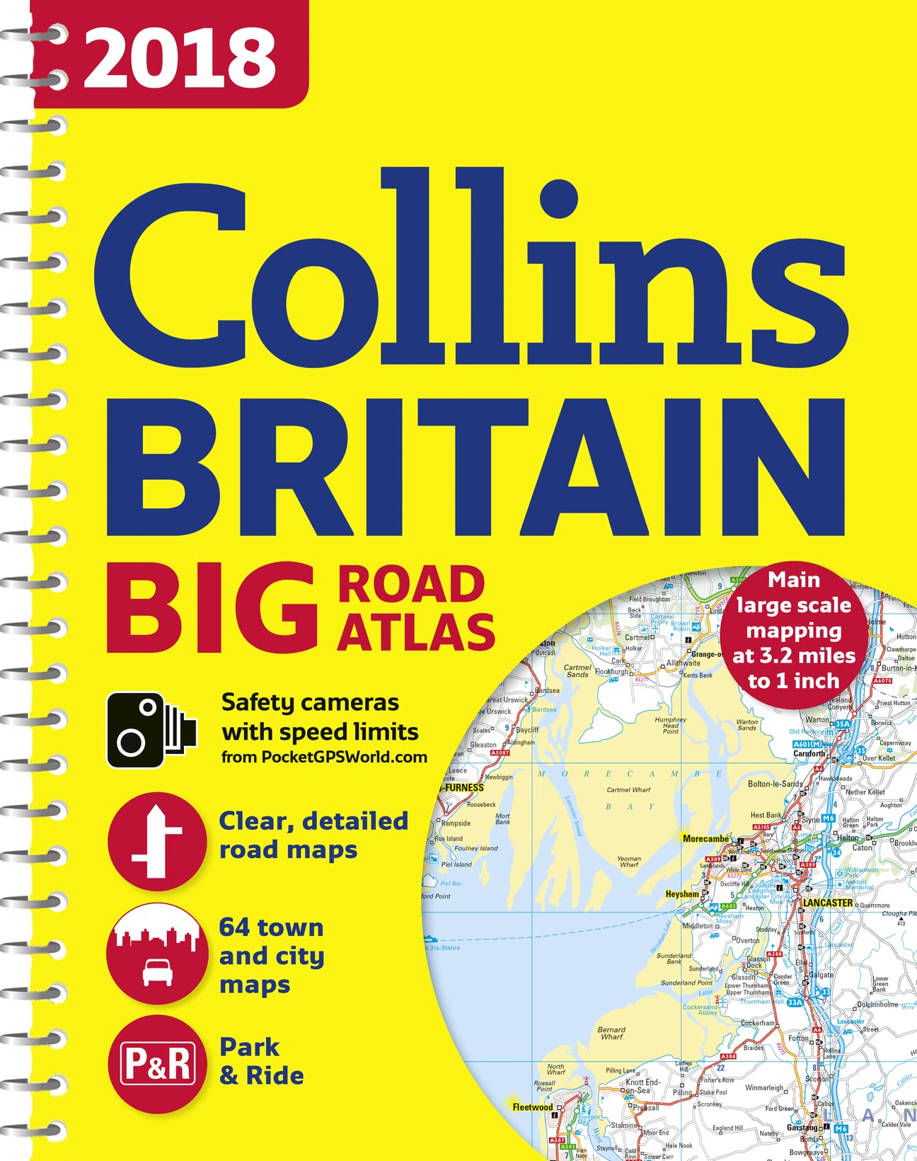 2018 Collins Britain Big Road Atlas,Used