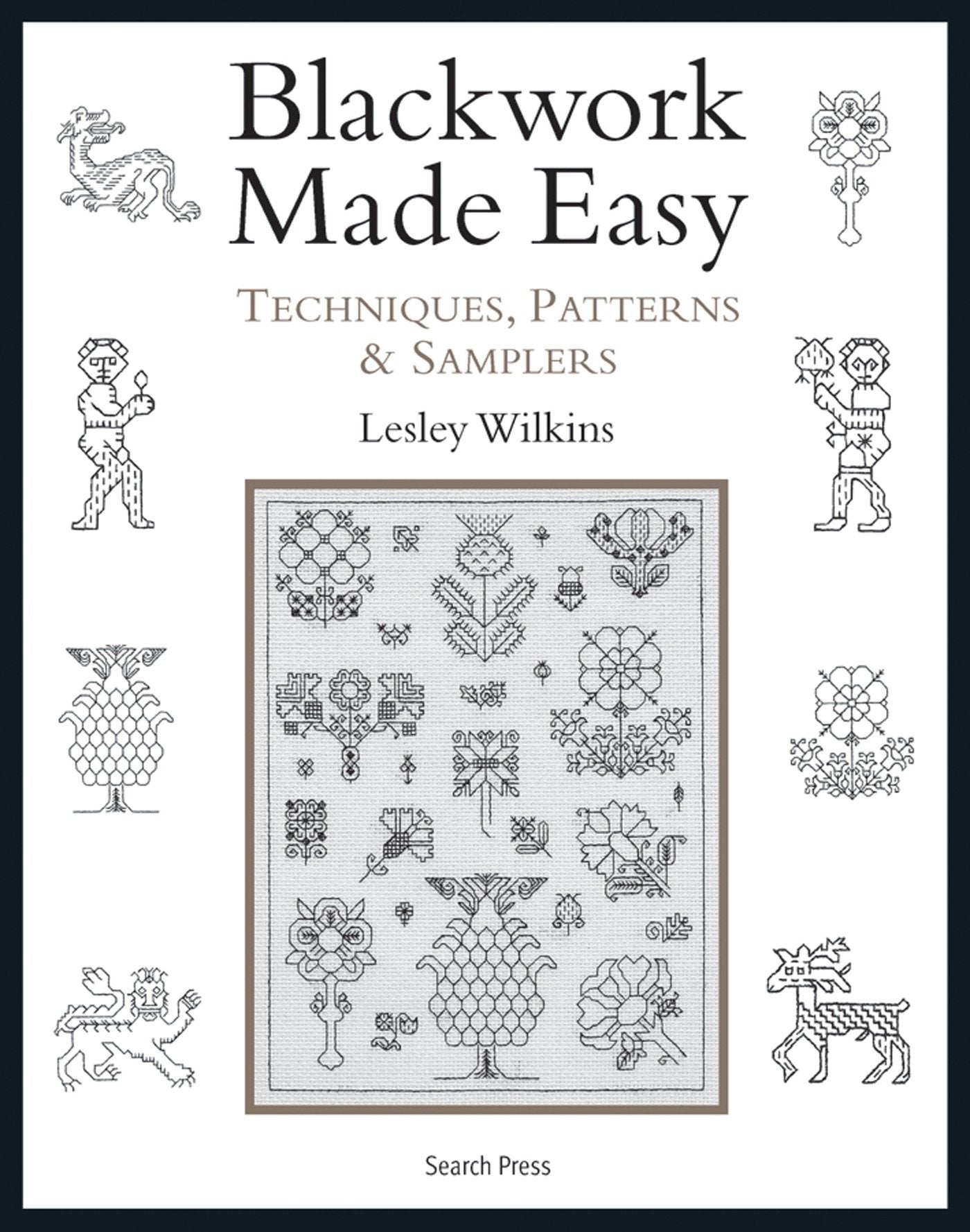 Blackwork Made Easy: Techniques, Patterns & Samplers,Used