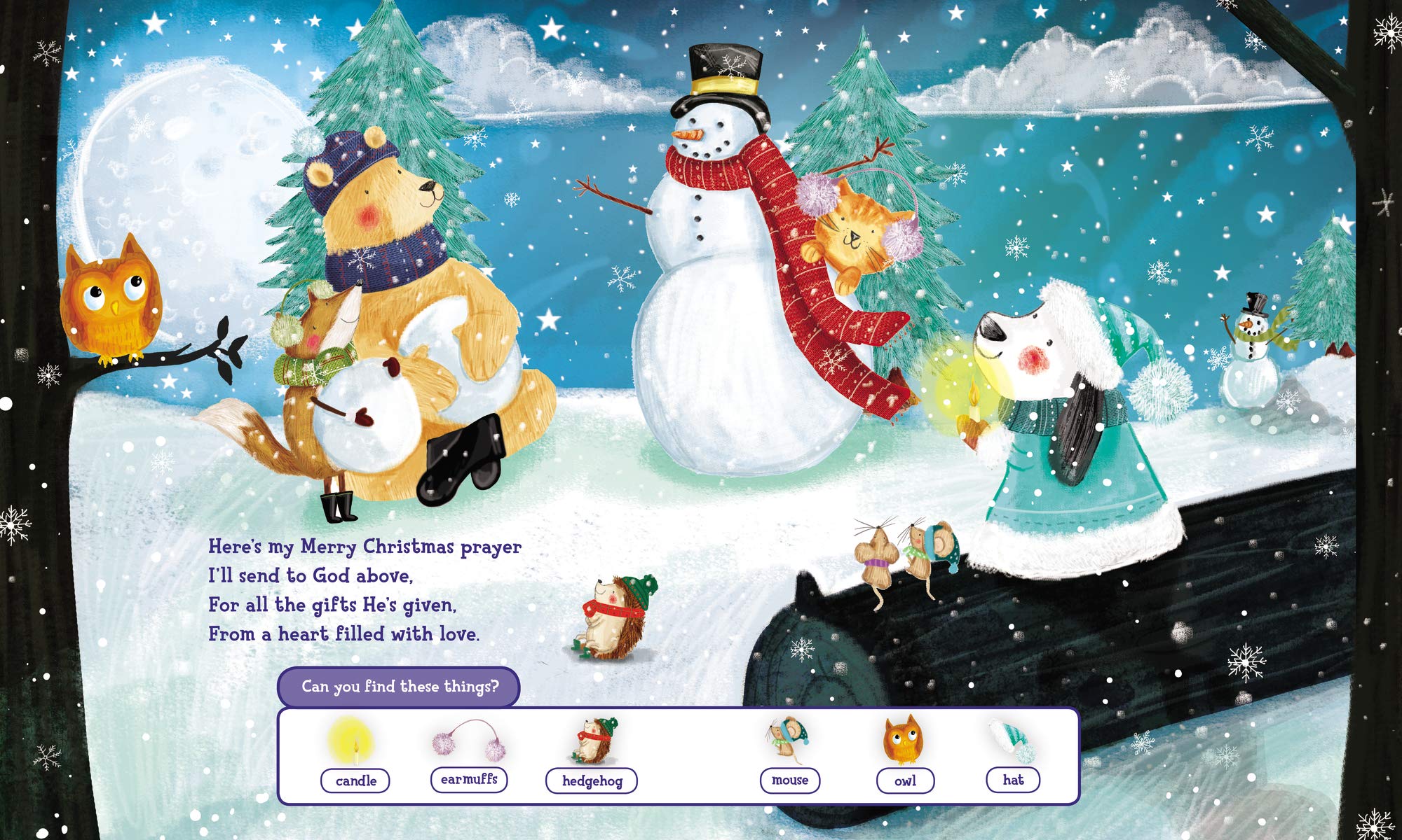 A Very Merry Christmas Prayer Seek and Find: A Sweet Poem of Gratitude for Holiday Joys, Family Traditions, and Baby Jesus (A Ti,Used