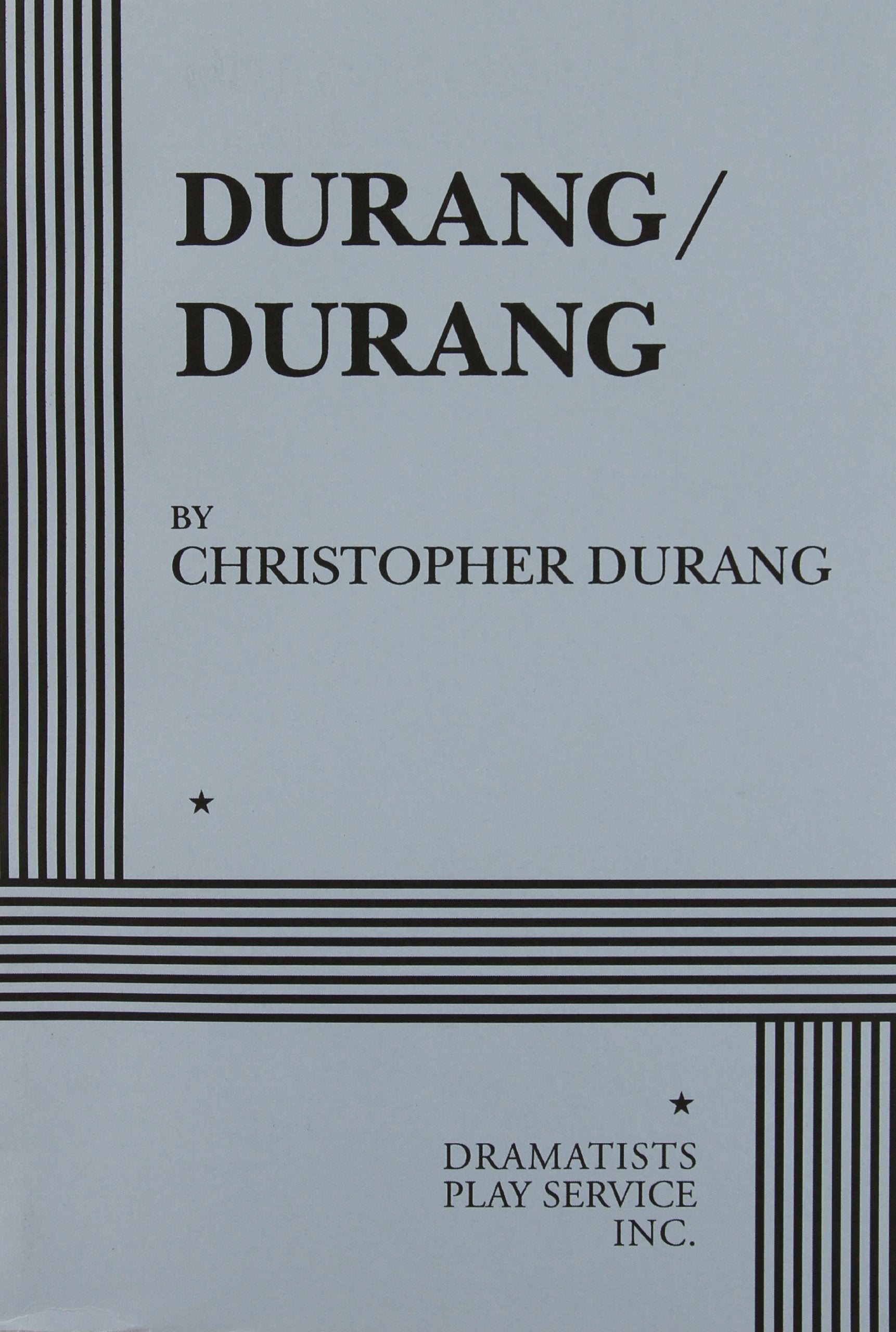 Durang, Durang: And Other Short Plays,New