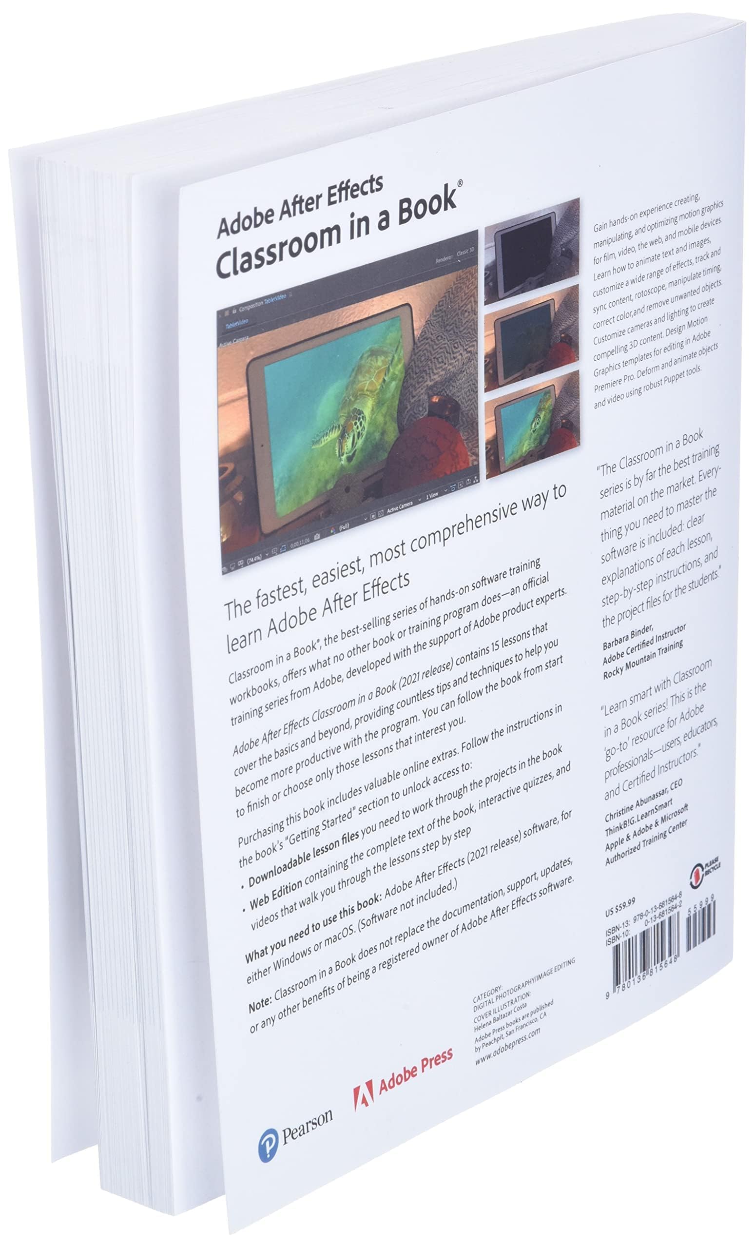 Adobe After Effects Classroom In A Book (2021 Release),New