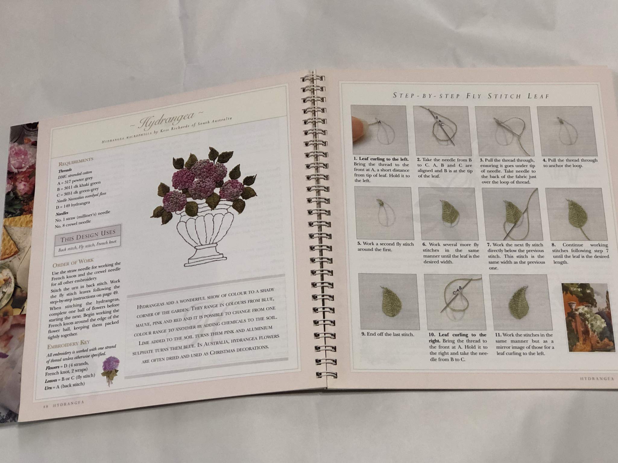 AZ of Embroidered Flowers,Used