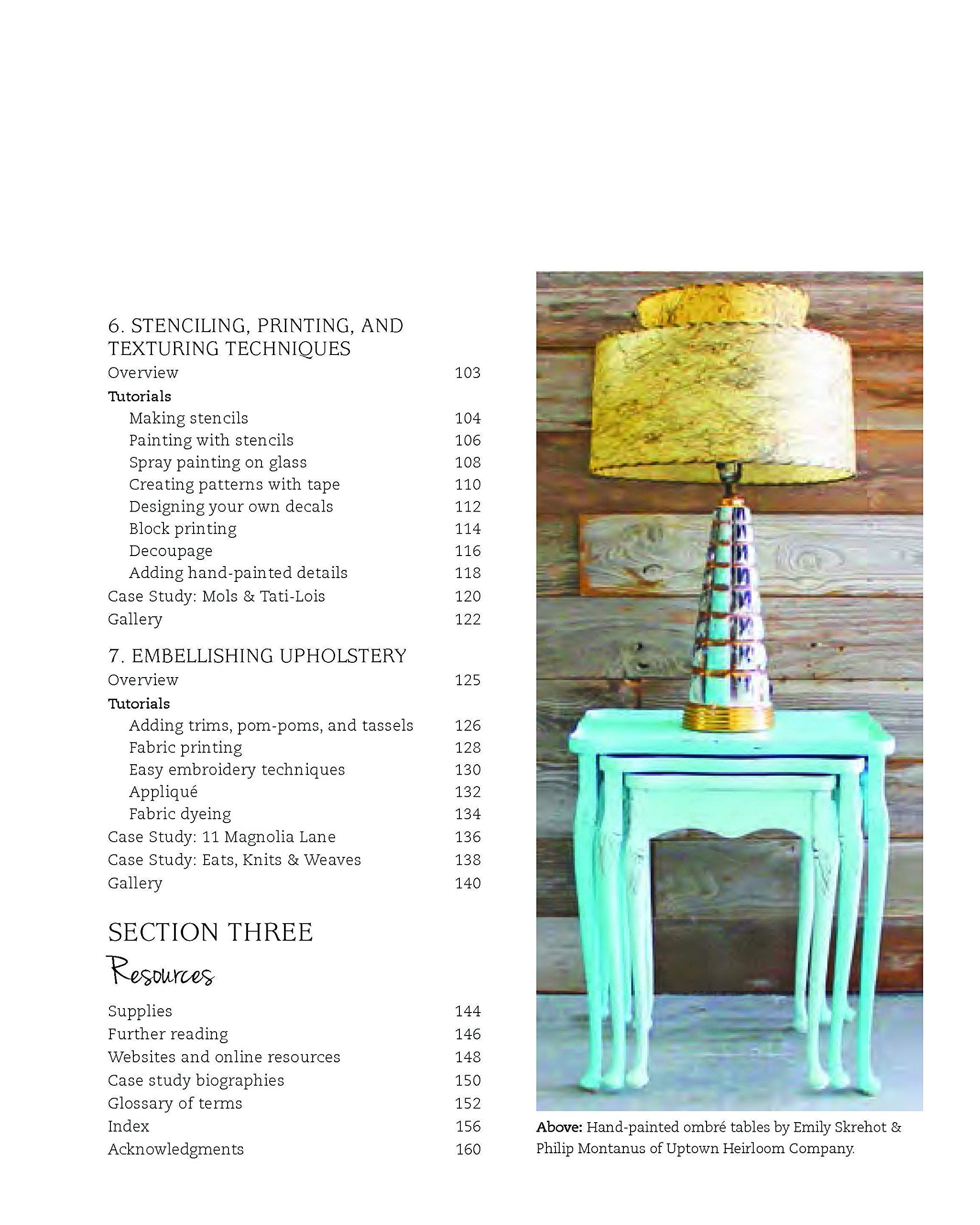 Upstyle Your Furniture: Techniques and Creative Inspiration to Style Your Home,New