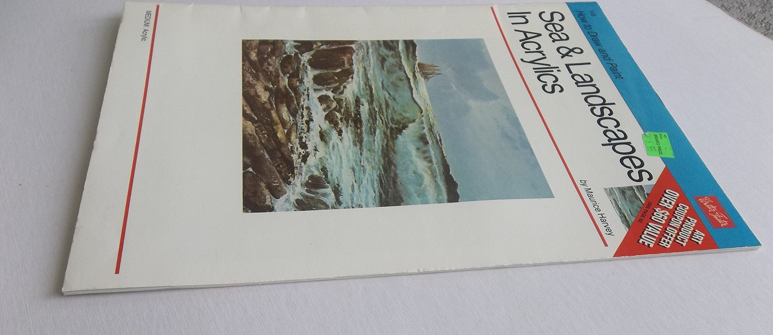 Seascapes & Landscapes in Acrylics (How to Draw & Paint),Used