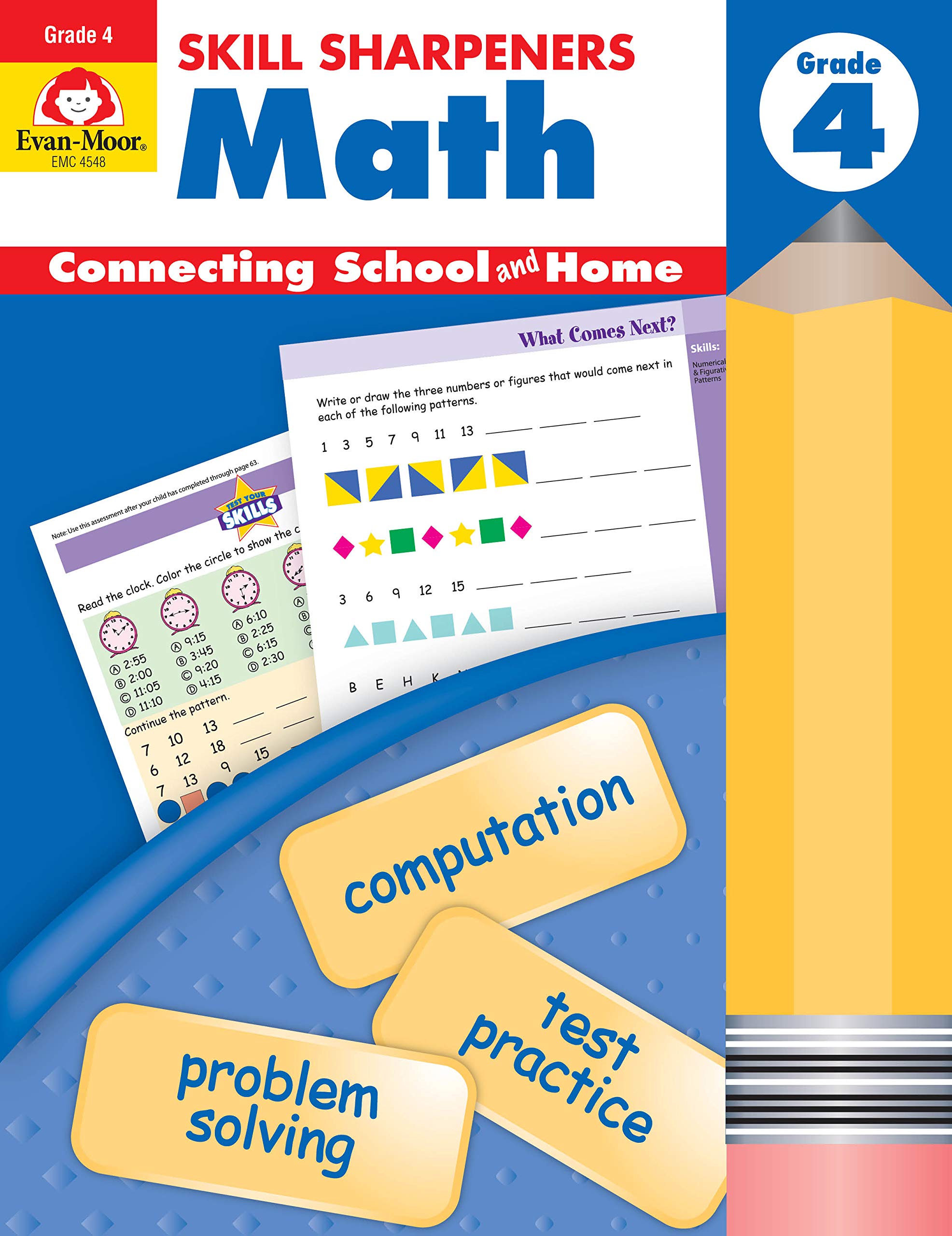 Skill Sharpeners Math, Grade 4,New
