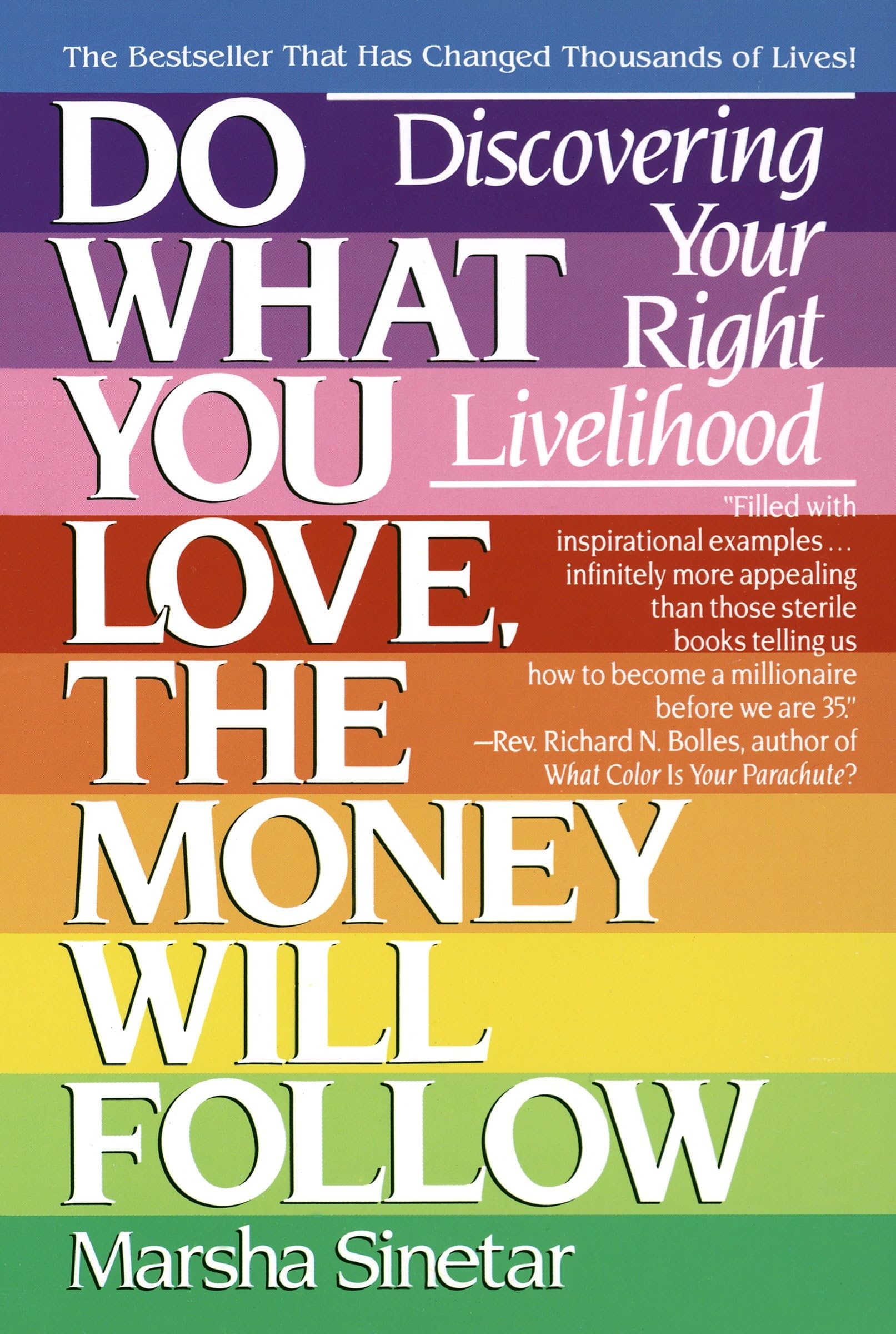 Do What You Love, The Money Will Follow: Discovering Your Right Livelihood,Used