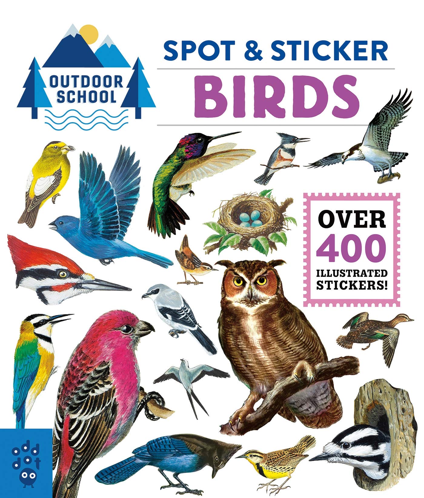 Outdoor School: Spot & Sticker Birds,New