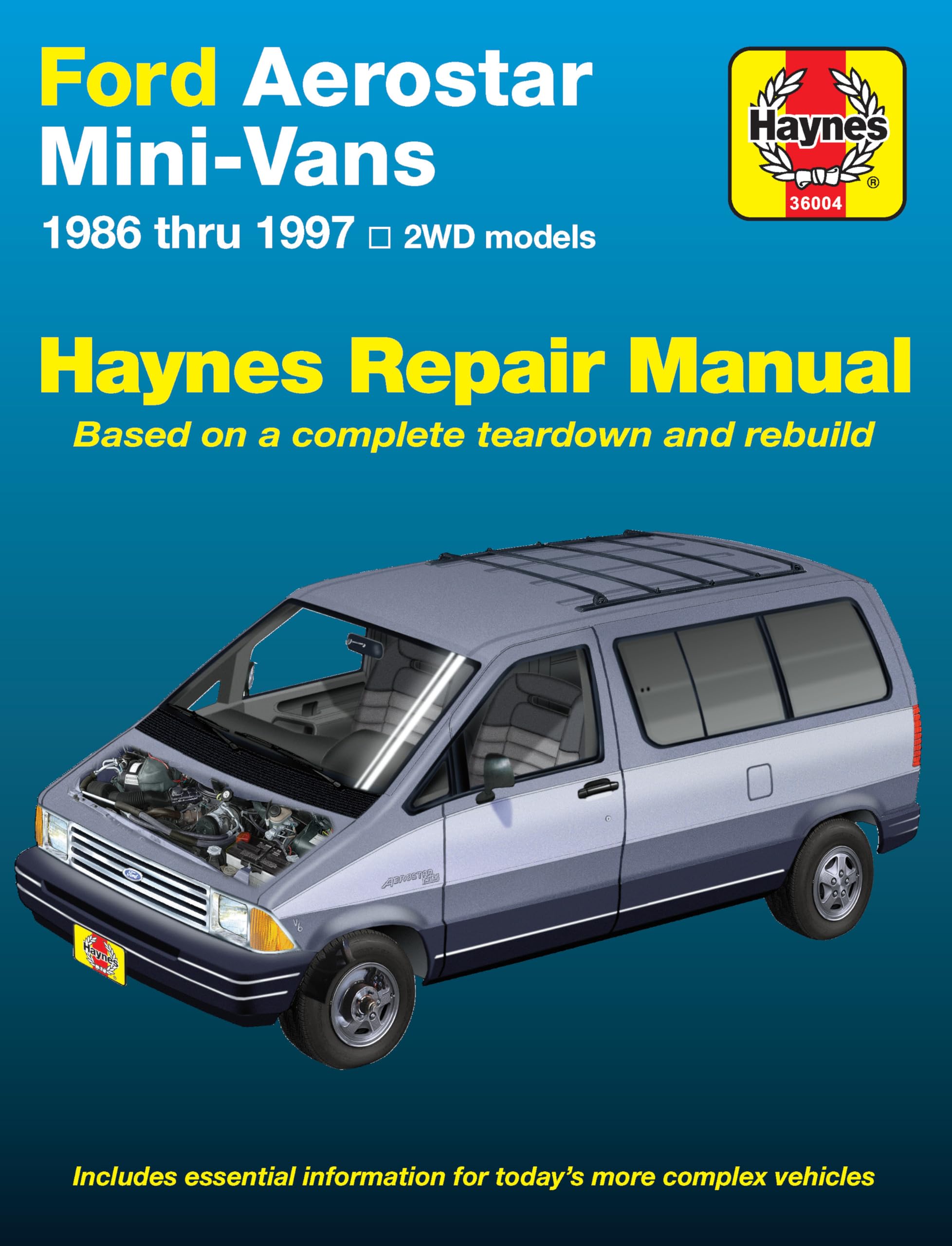 Ford Aerostar Minivans (8697) Haynes Repair Manual (Does not include information specific to AWD models. Includes thorough veh,Used