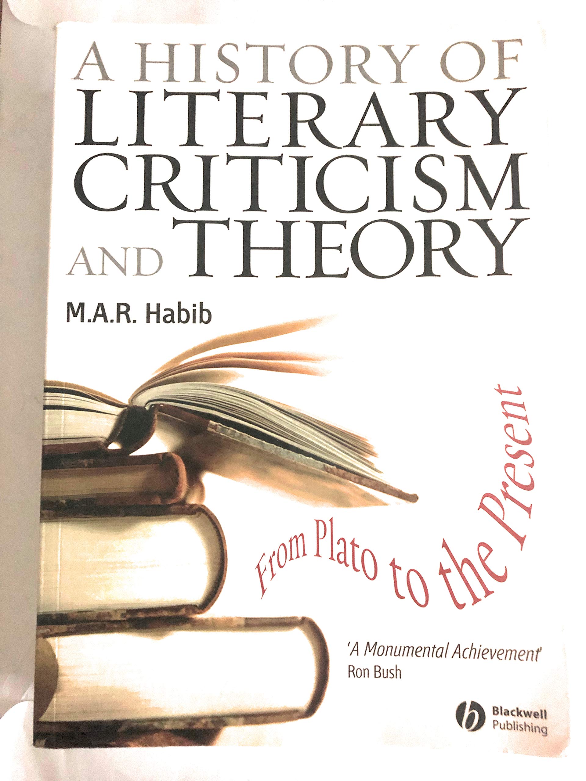 A History Of Literary Criticism: From Plato To The Present