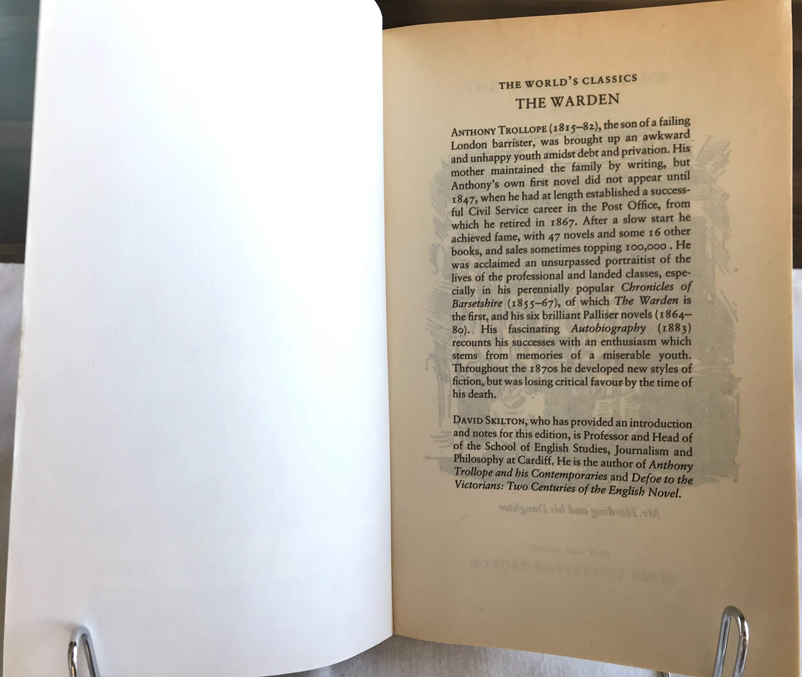 The Warden (The ^AWorld's Classics),Used