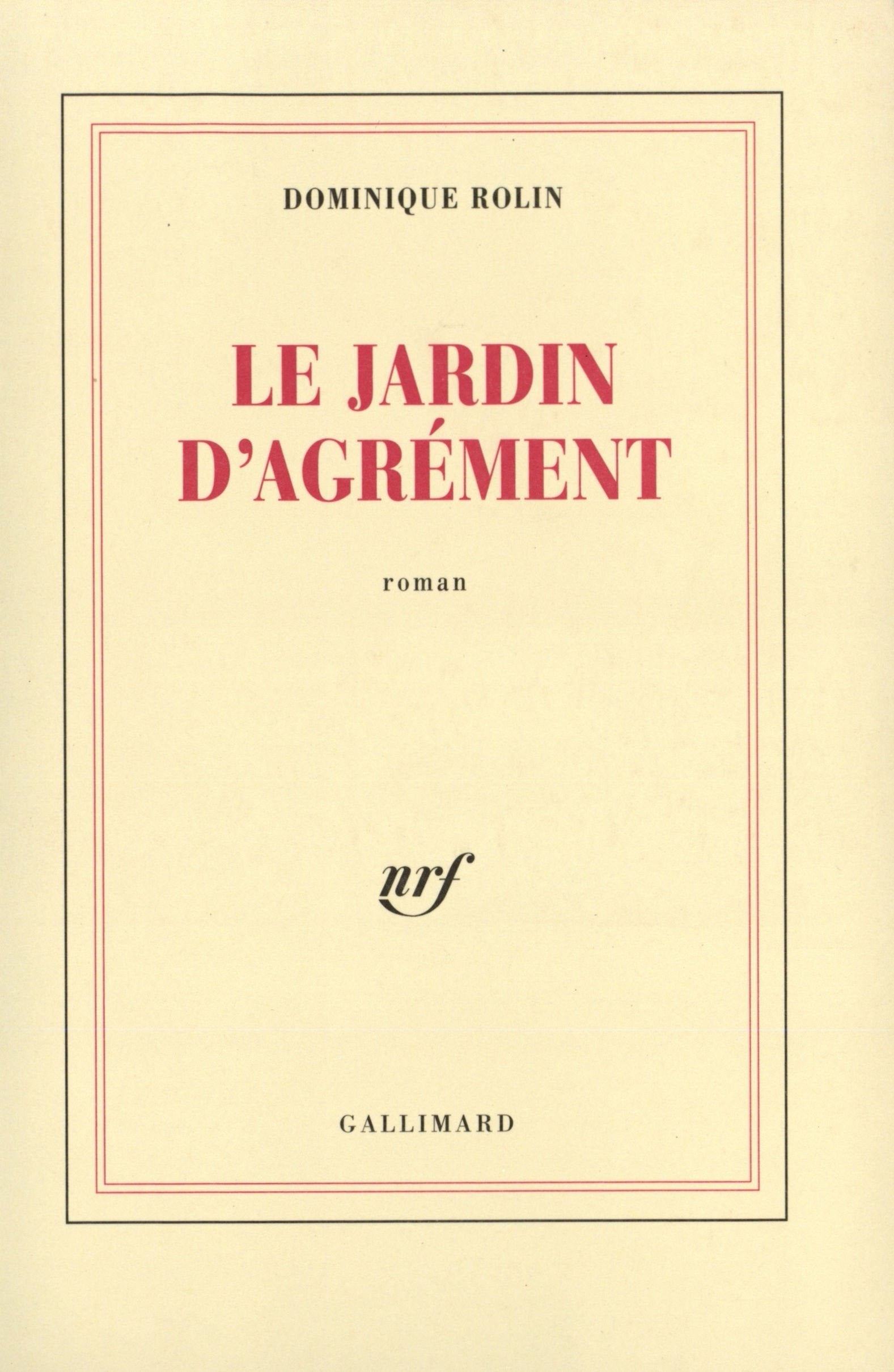 Le jardin d'agrment,Used