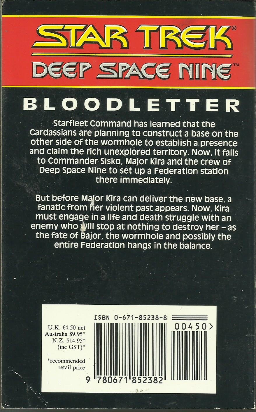 Star Trek  Deep Space Nine: Bloodletter,Used
