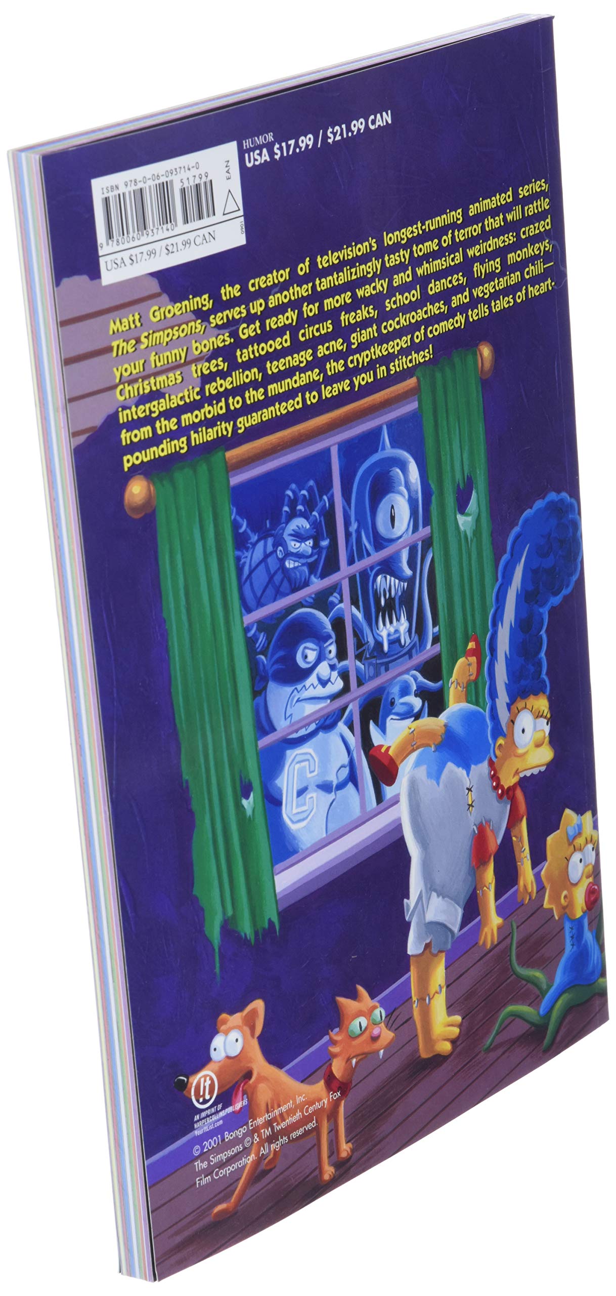 Bart Simpson's Treehouse of Horror SpineTingling Spooktacular (Simpsons Treehouse of Horror, 2),New
