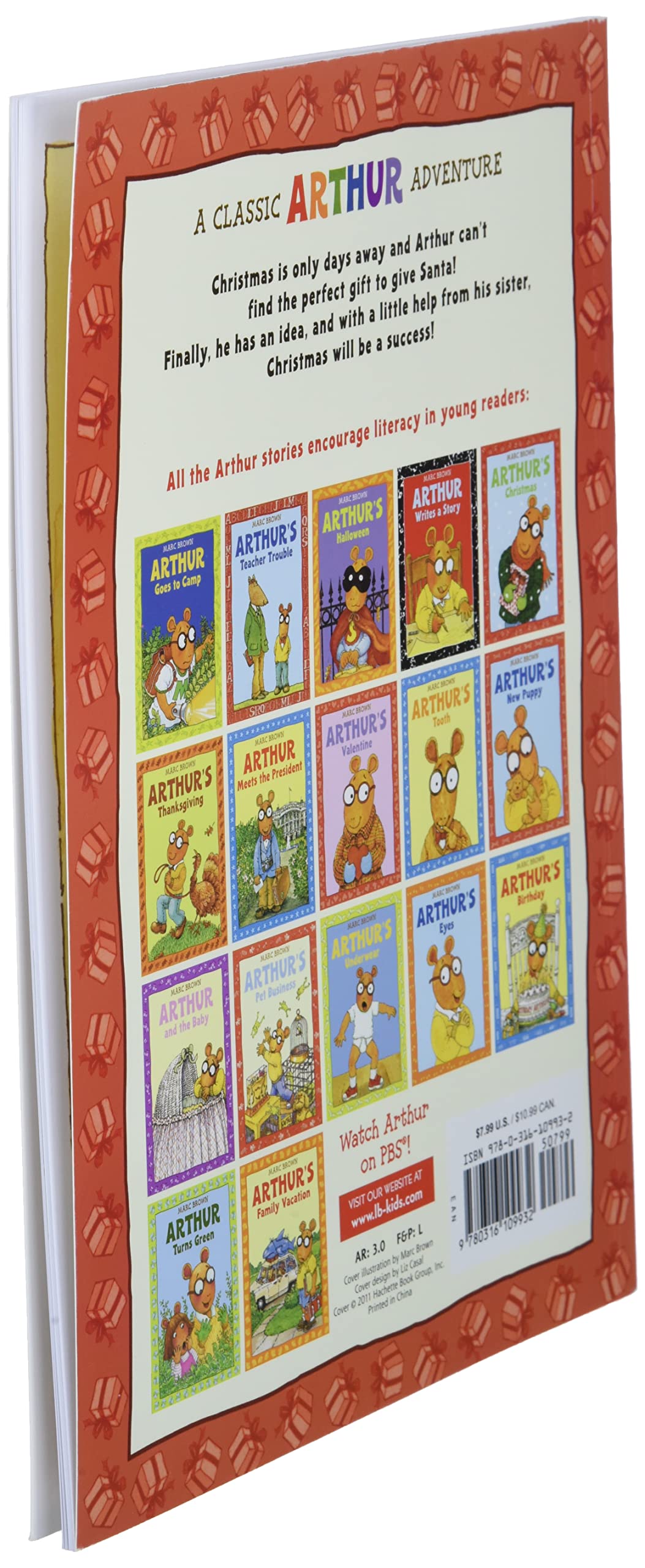 Arthur's Christmas: An Arthur Adventure (Arthur Adventures),Used