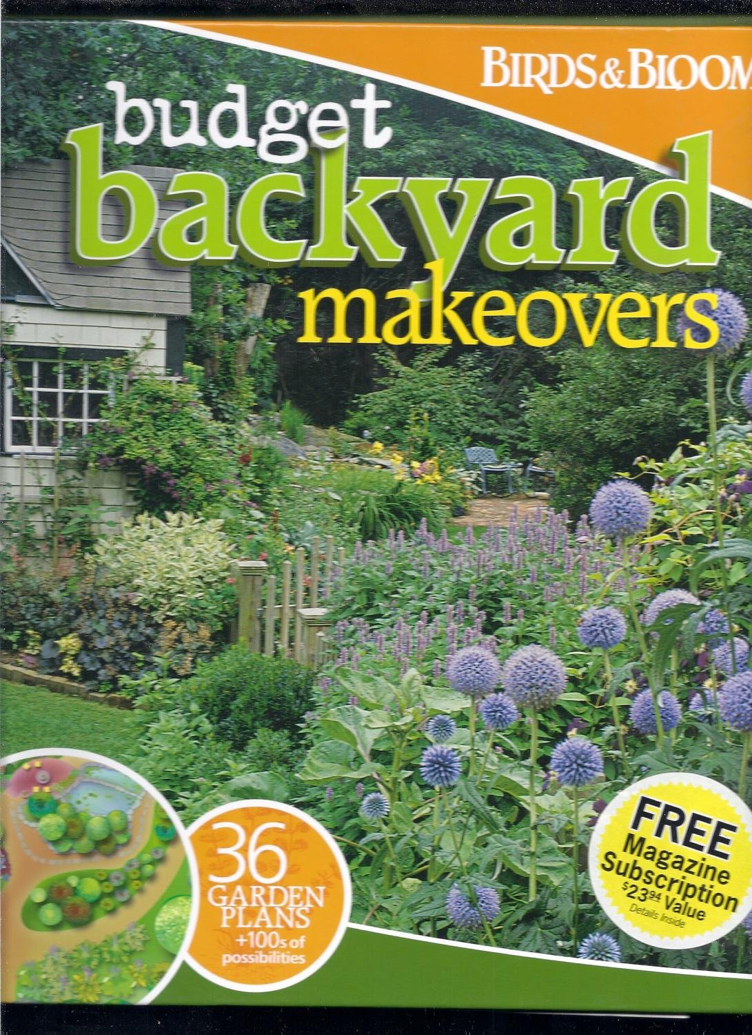 Budget Backyard Makeovers (Birds & Blooms) (Birds & Blooms),Used