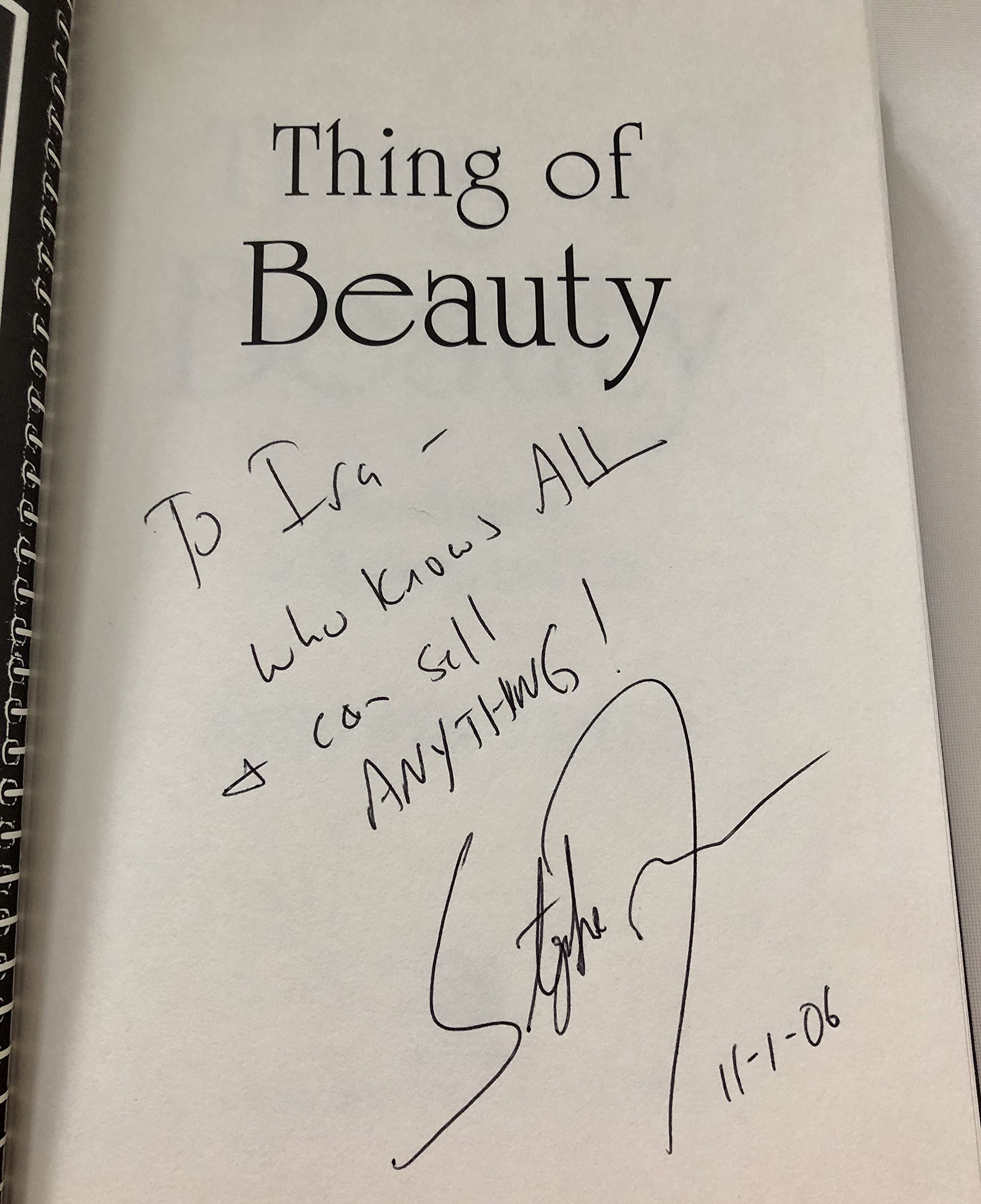 Thing of Beauty,Used