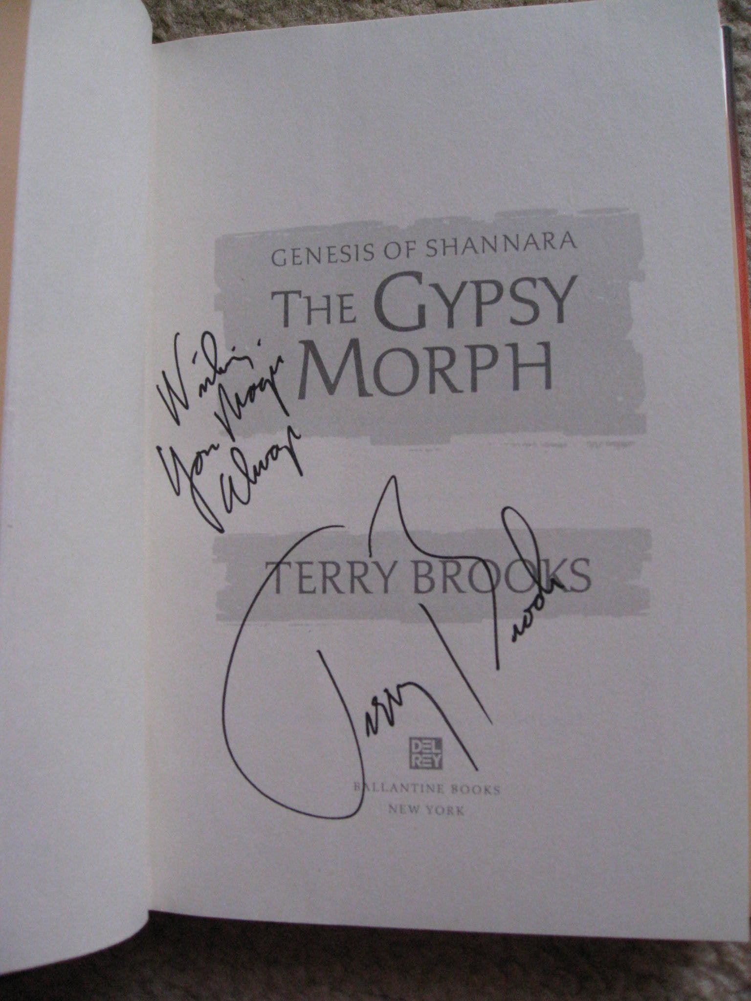 The Gypsy Morph (The Genesis of Shannara, Book 3),Used