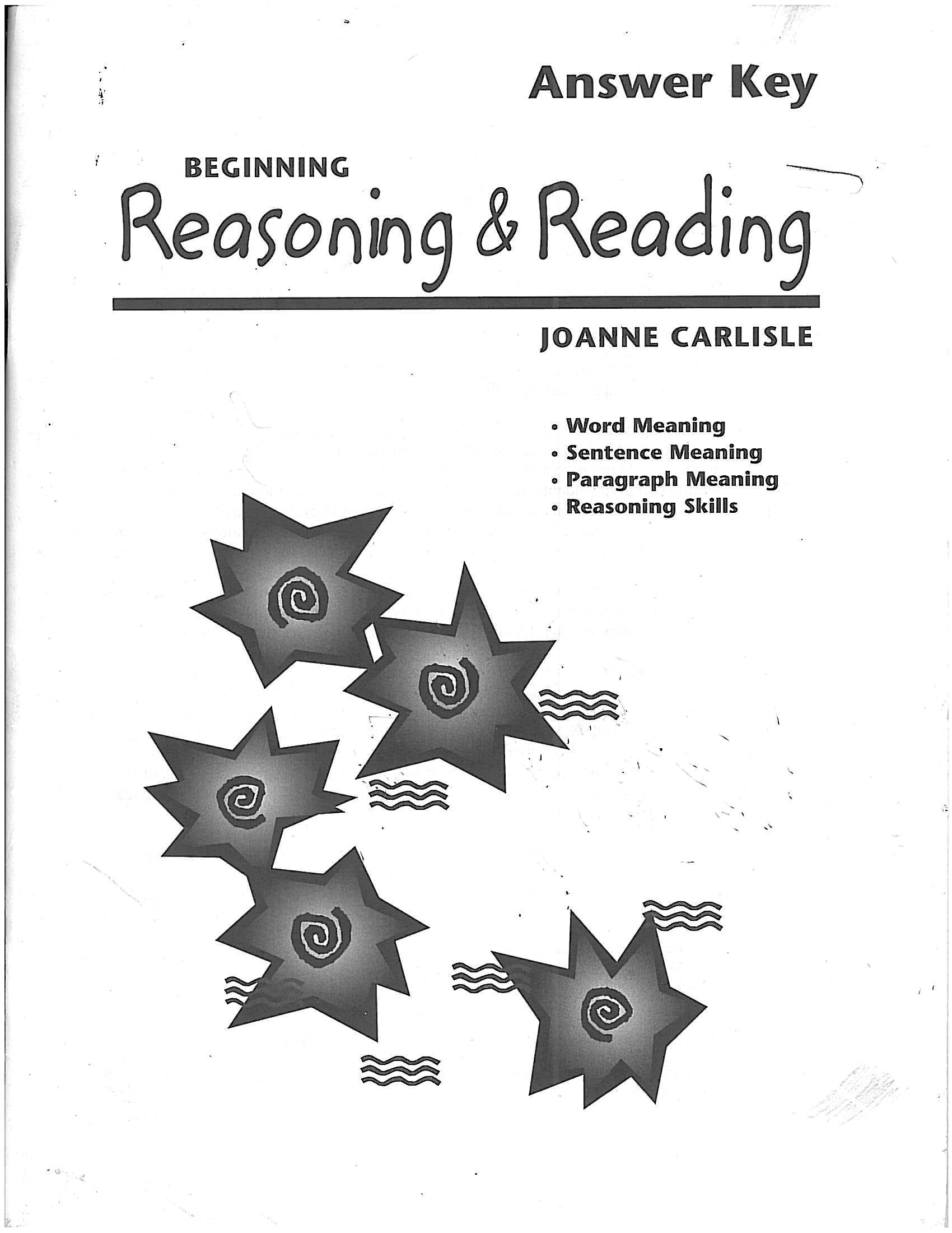 Beginning Reasoning & Reading,New