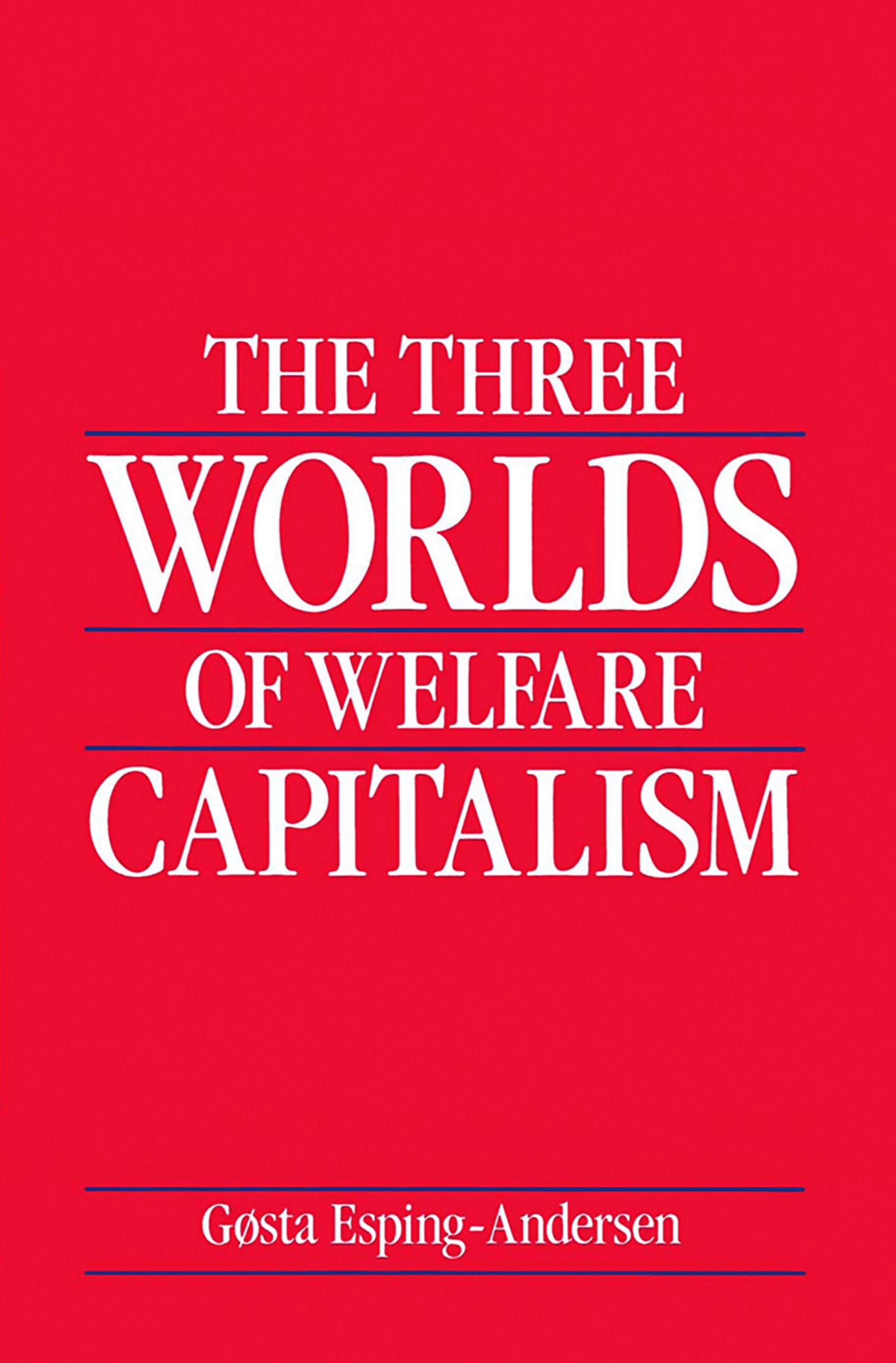 The Three Worlds of Welfare Capitalism,Used