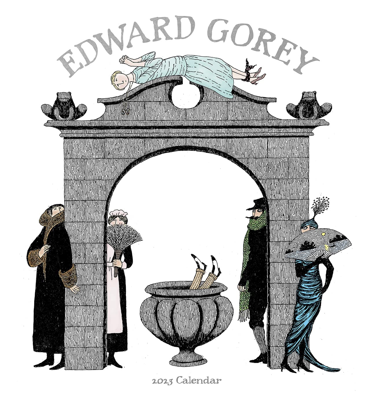 Edward Gorey 2023 Wall Calendar,Used