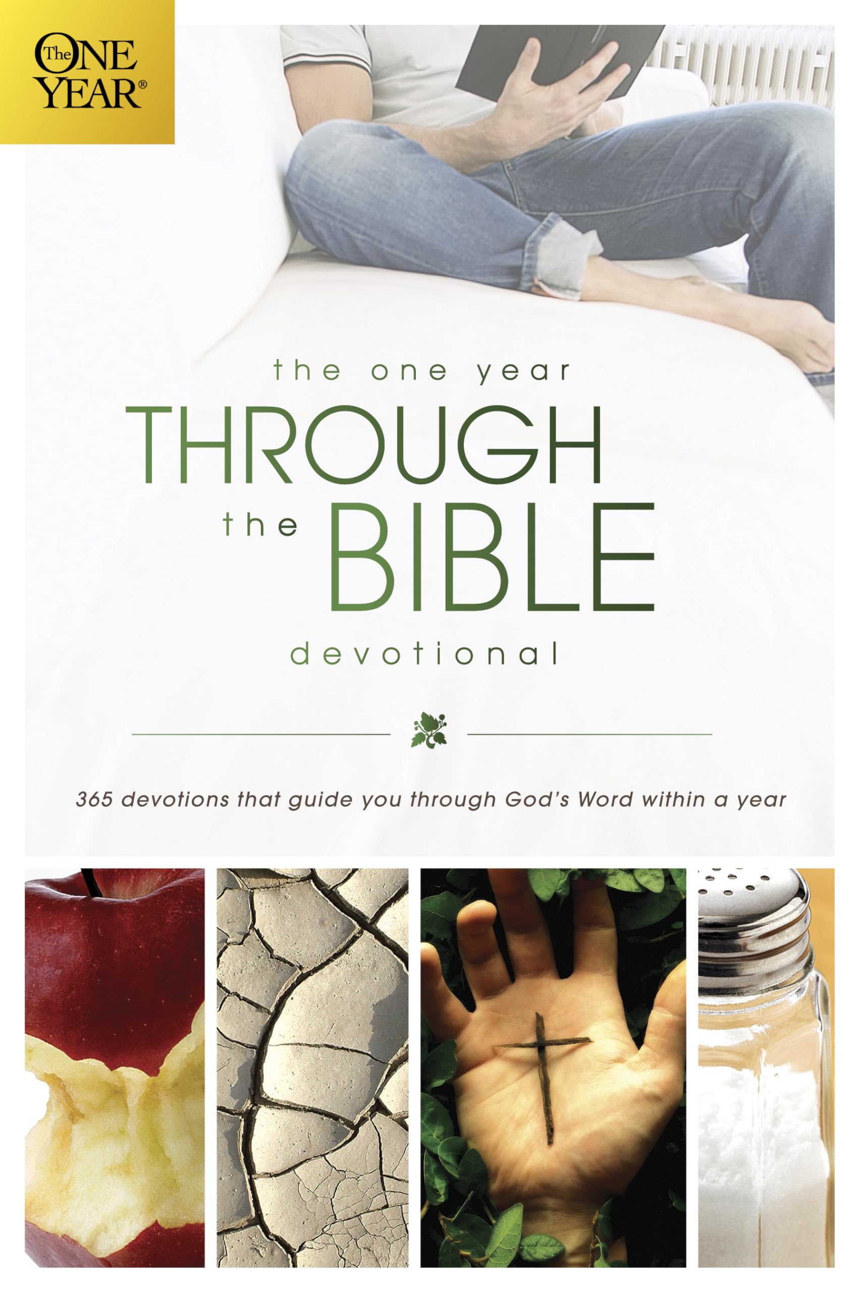 The One Year Through the Bible Devotional: 365 Devotions That Guide You Through God's Word within a Year (One Year Books),New