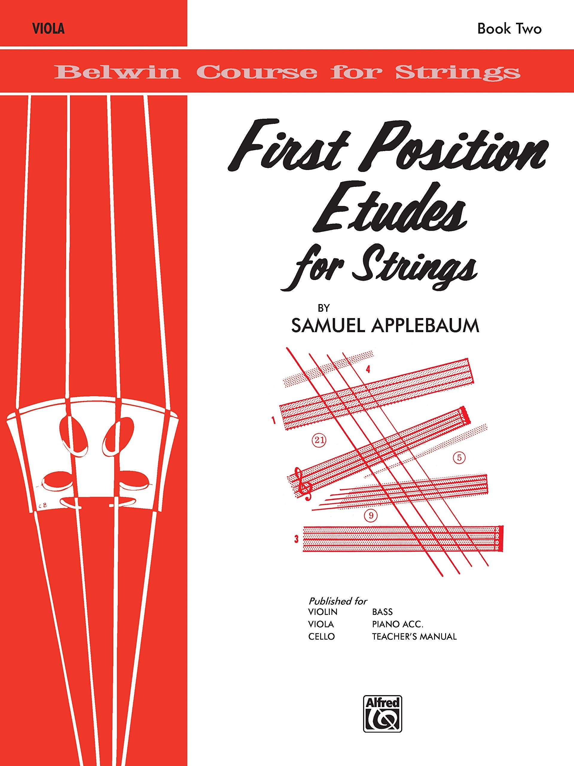 First Position Etudes for Strings: Viola (Belwin Course for Strings),Used