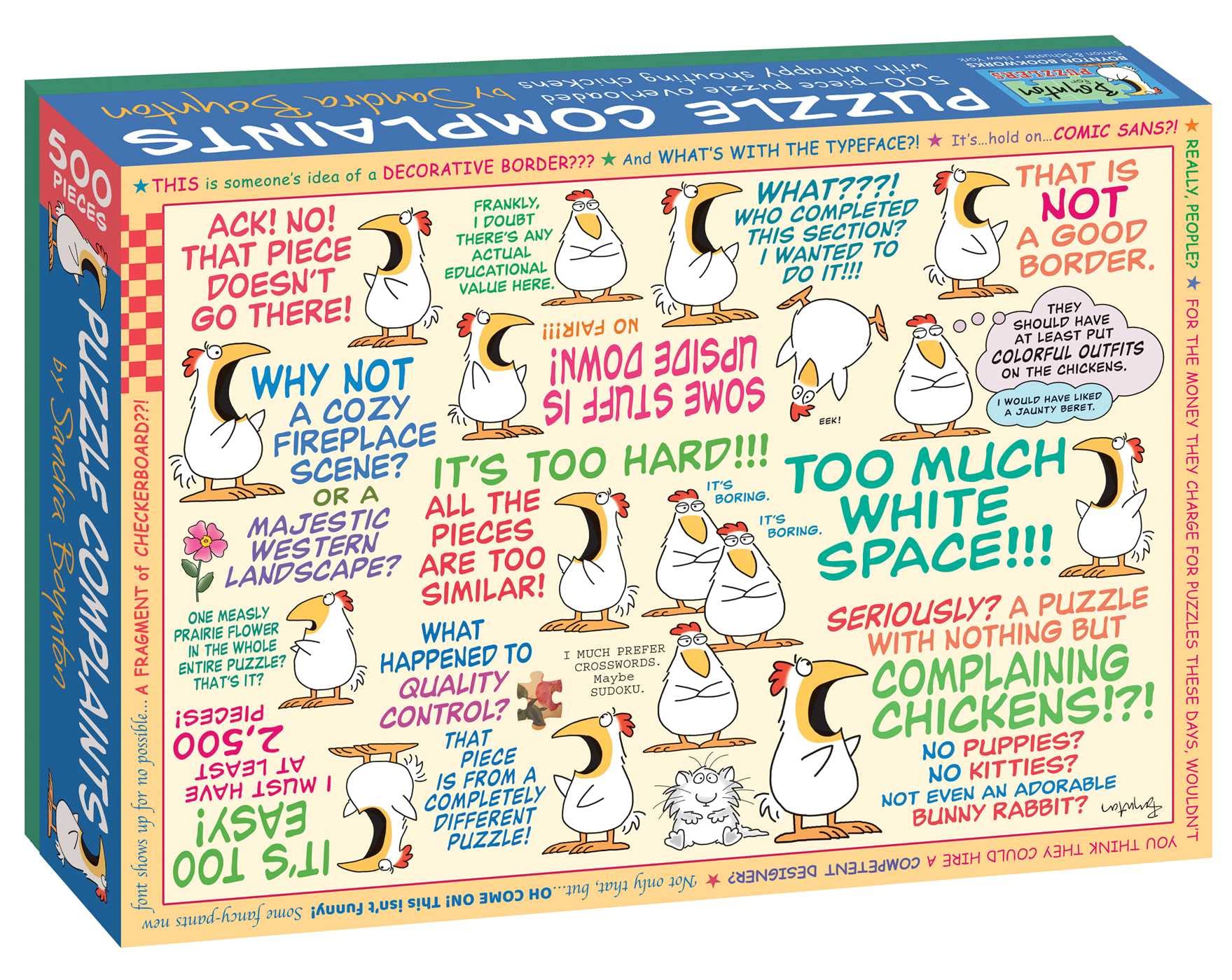 Puzzle Complaints: 500 Pieces (Boynton For Puzzlers),New