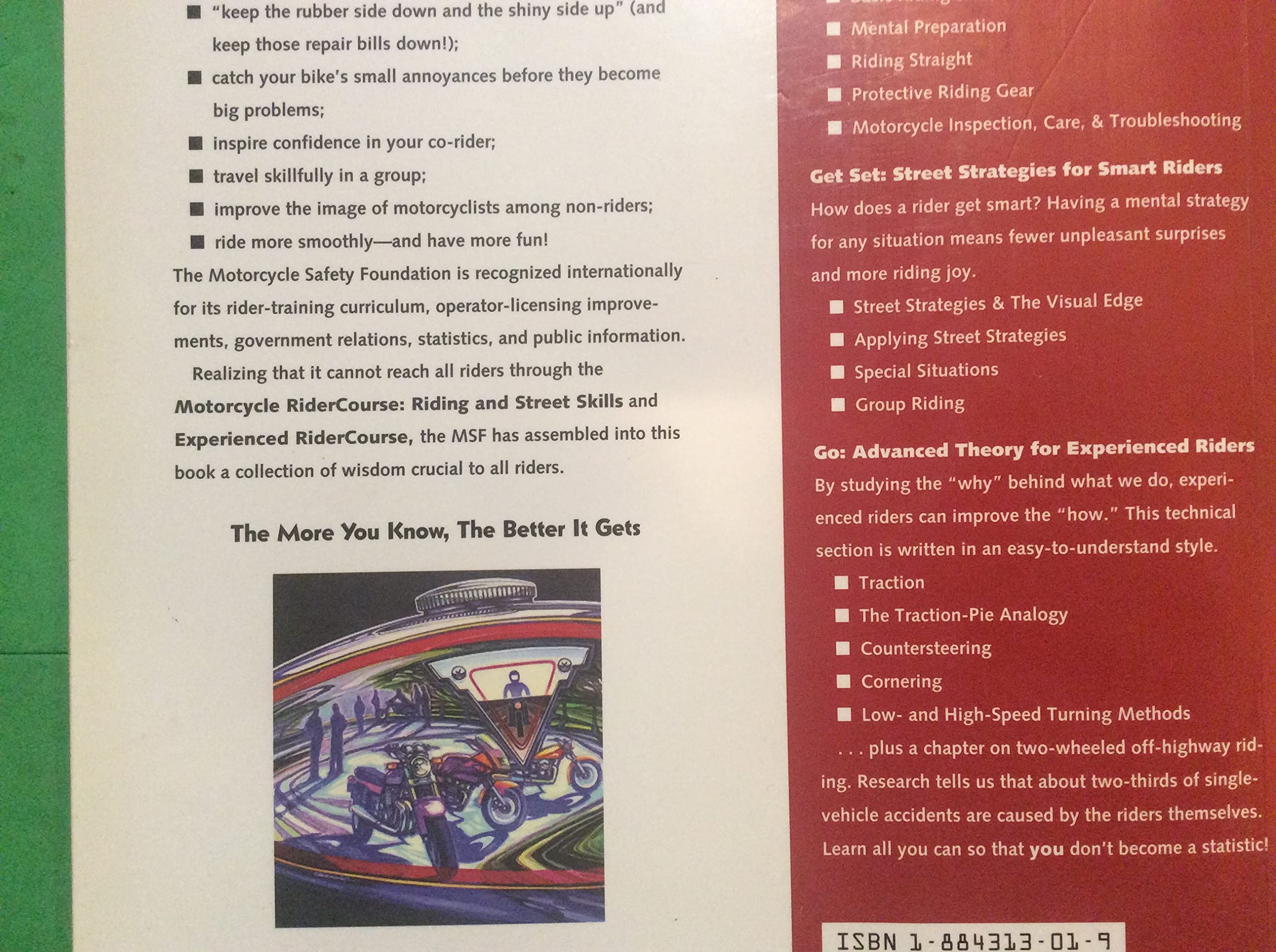 The Motorcycle Safety Foundation's Guide to Motorcycling Excellence: Skills, Knowledge, and Strategies for Riding Right,Used