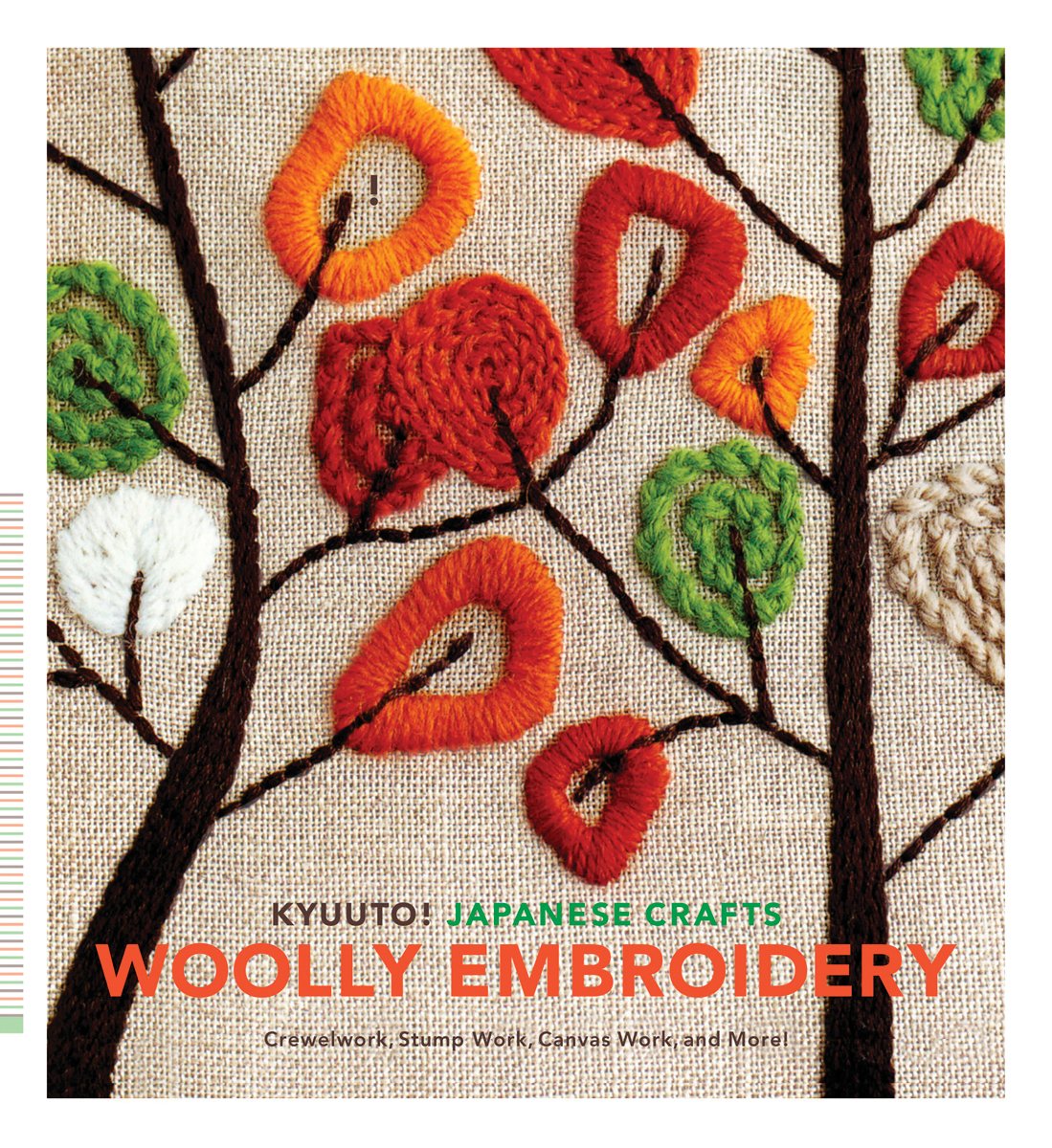 Kyuuto! Japanese Crafts!: Woolly Embroidery: Crewelwork, Stump Work, Canvas Work, And More!,New
