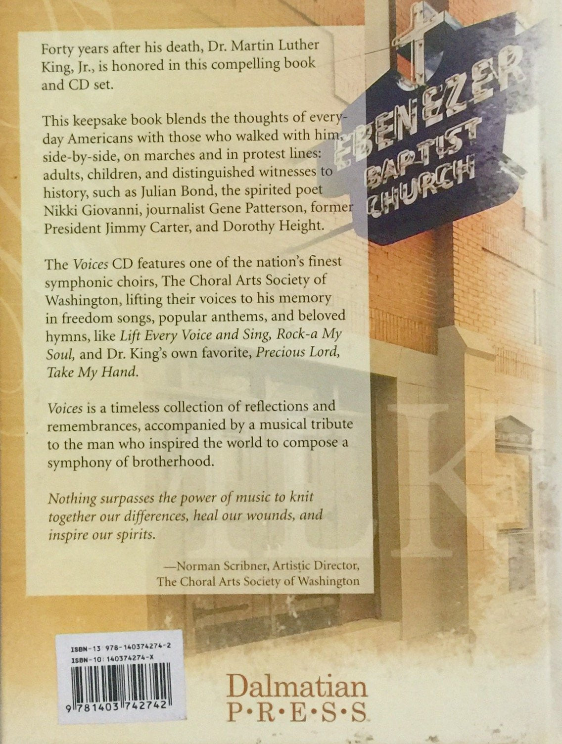 Voices: Reflections on an American Icon Through Words and Song,Used