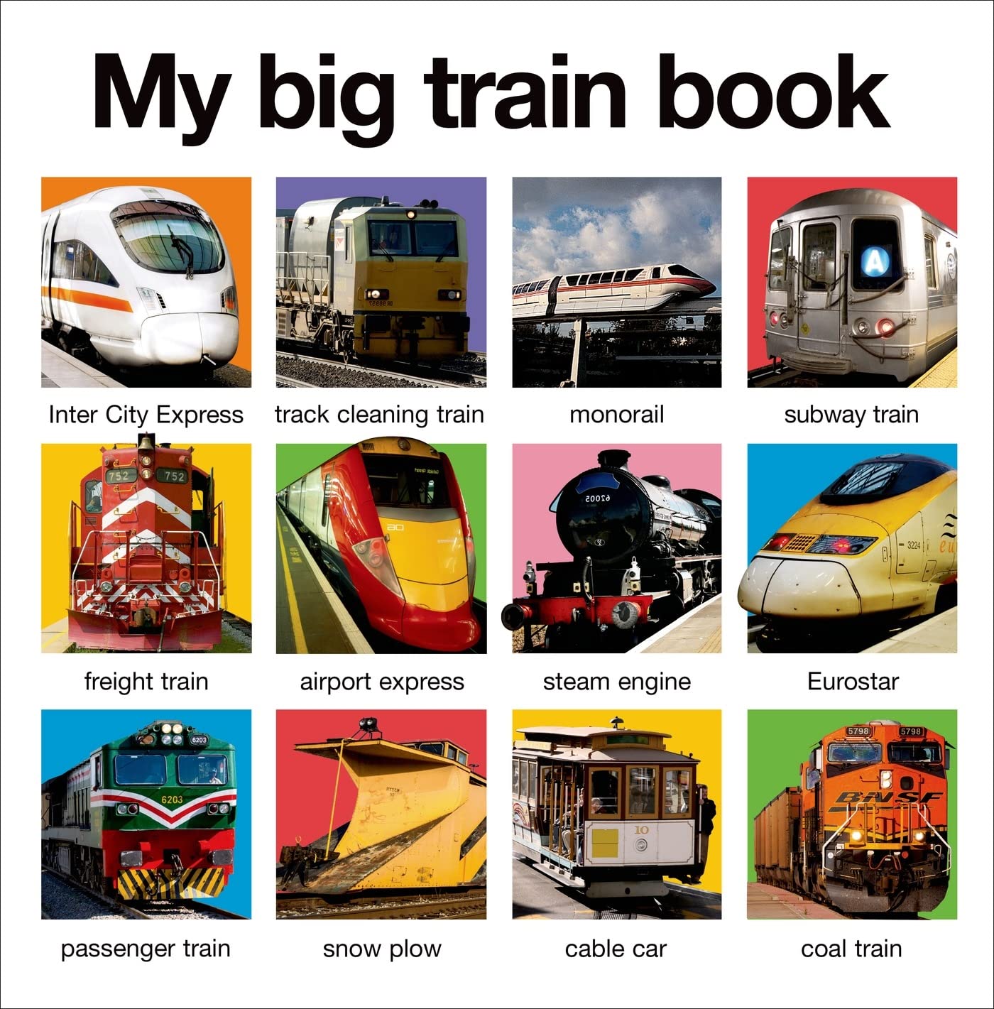 My Big Train Book (My Big Board Books),Used