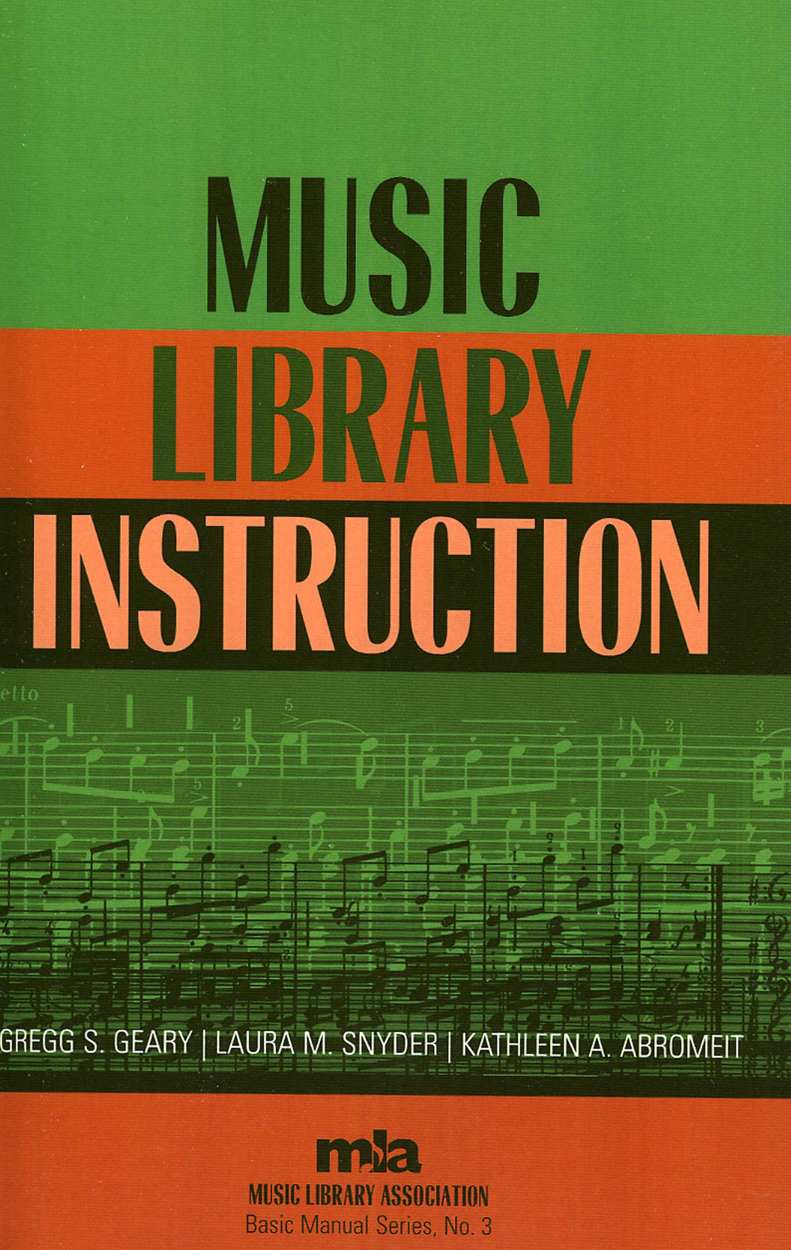 Music Library Instruction (Volume 3) (Music Library Association Basic Manual Series, 3),Used