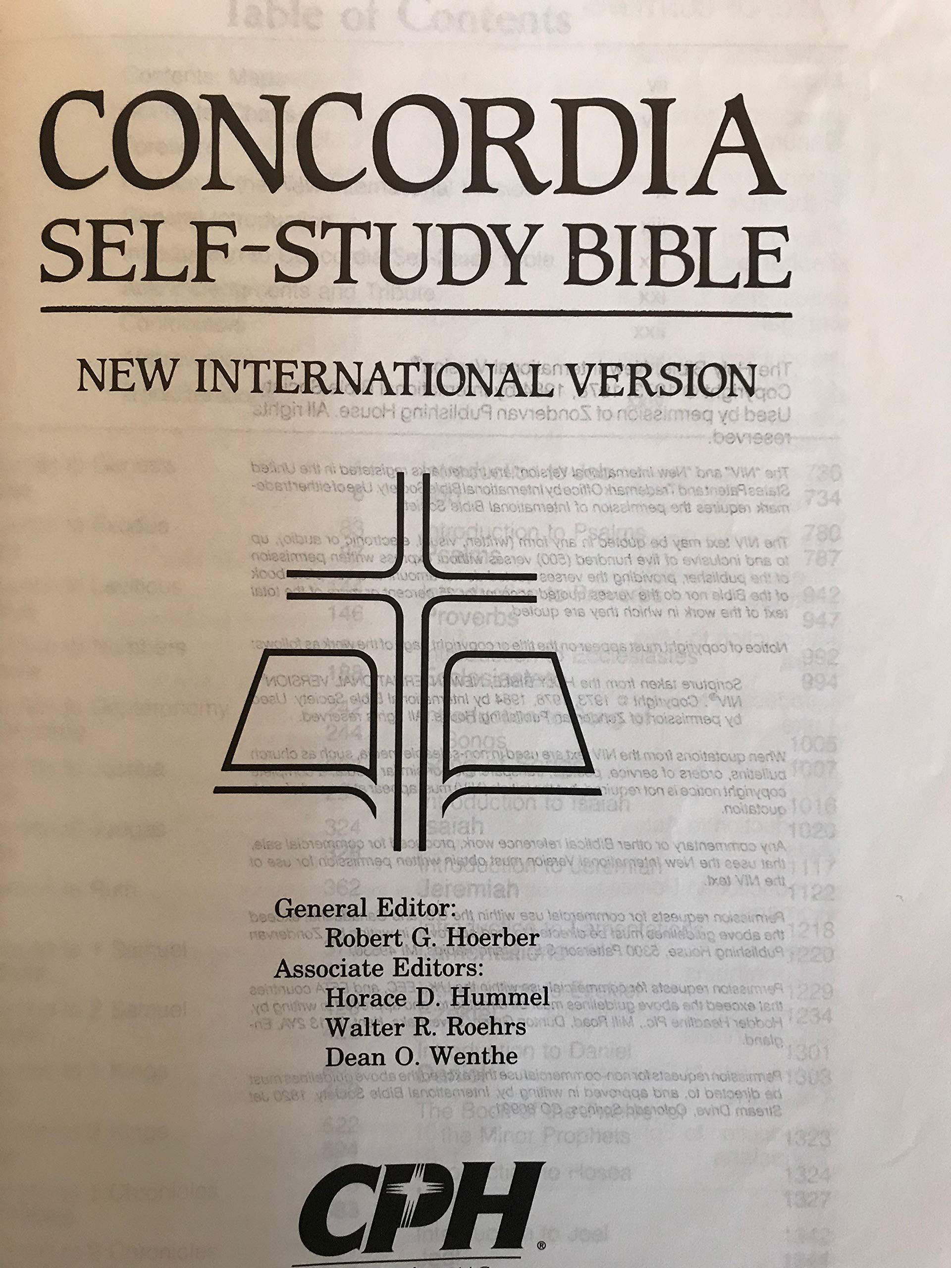 Concordia Selfstudy Bible,New