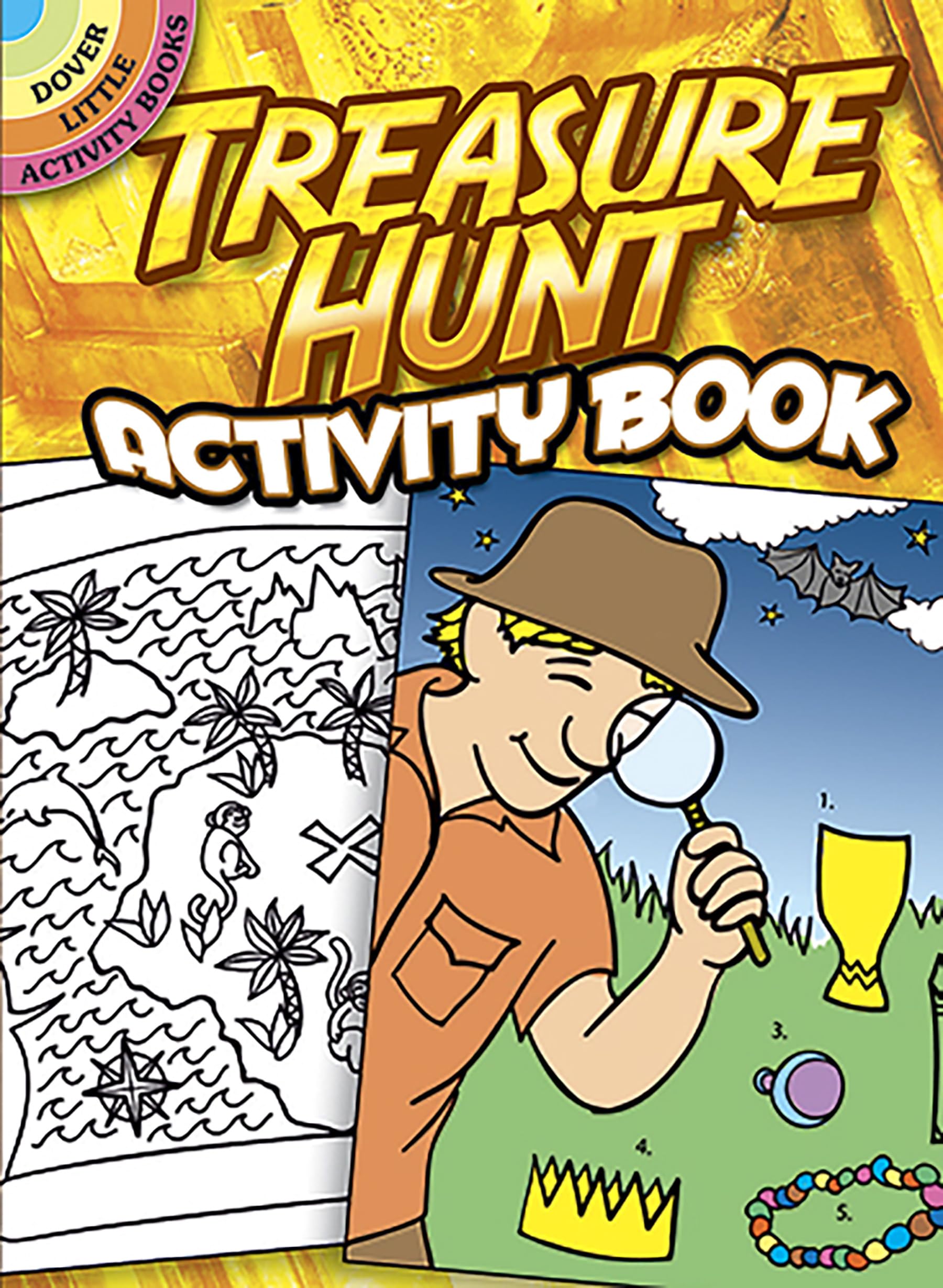 Treasure Hunt Little Activity Book (Dover Little Activity Books: Puzzles),Used