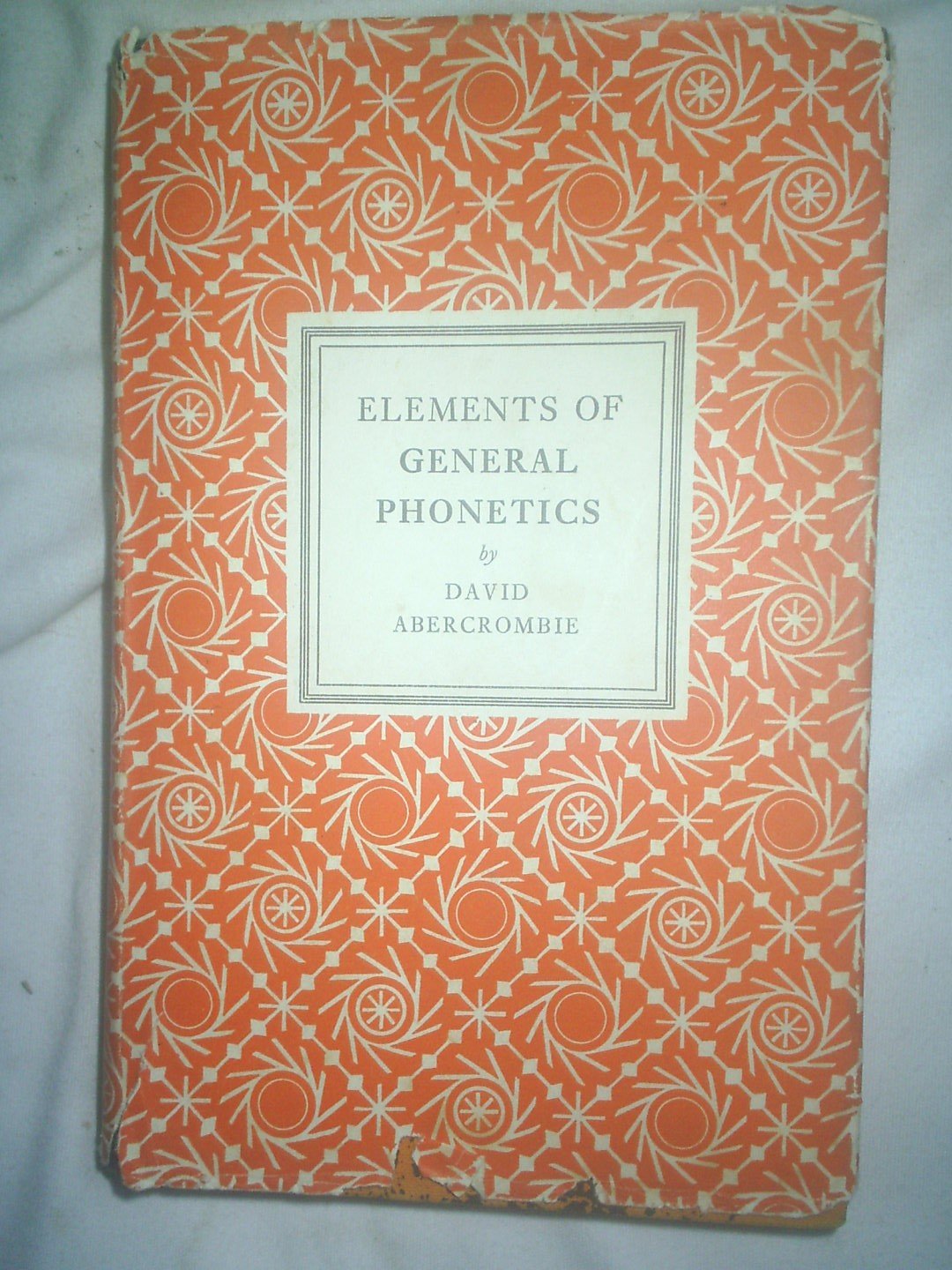 Elements Of General Phonetics,Used