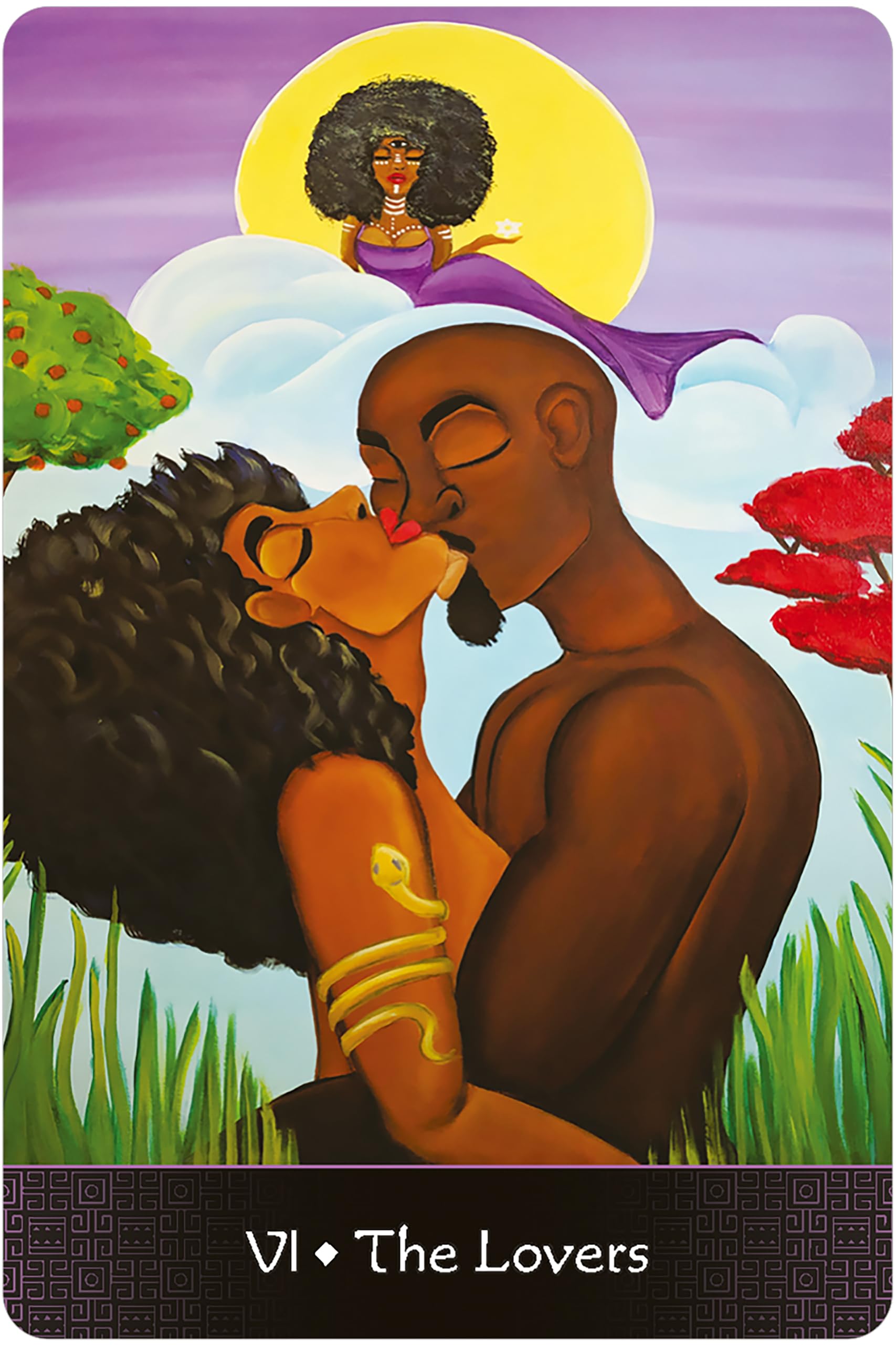 Afro Goddess Tarot Arcanas,Used