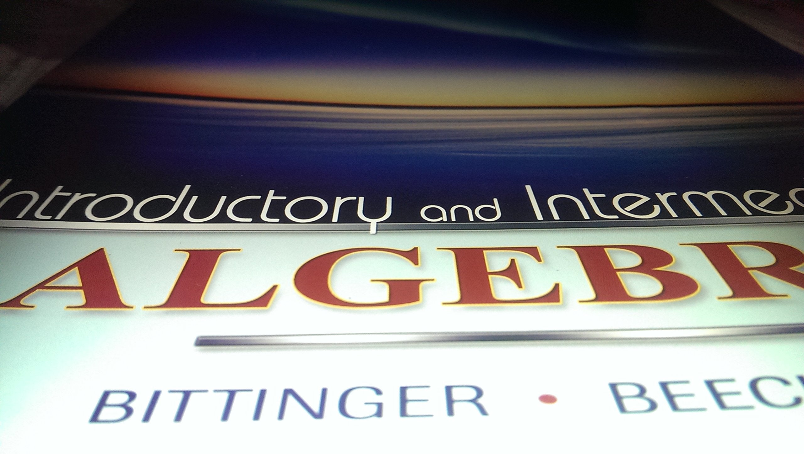 Introductory and Intermediate Algebra (Bittinger Developmental Mathematics Series),Used