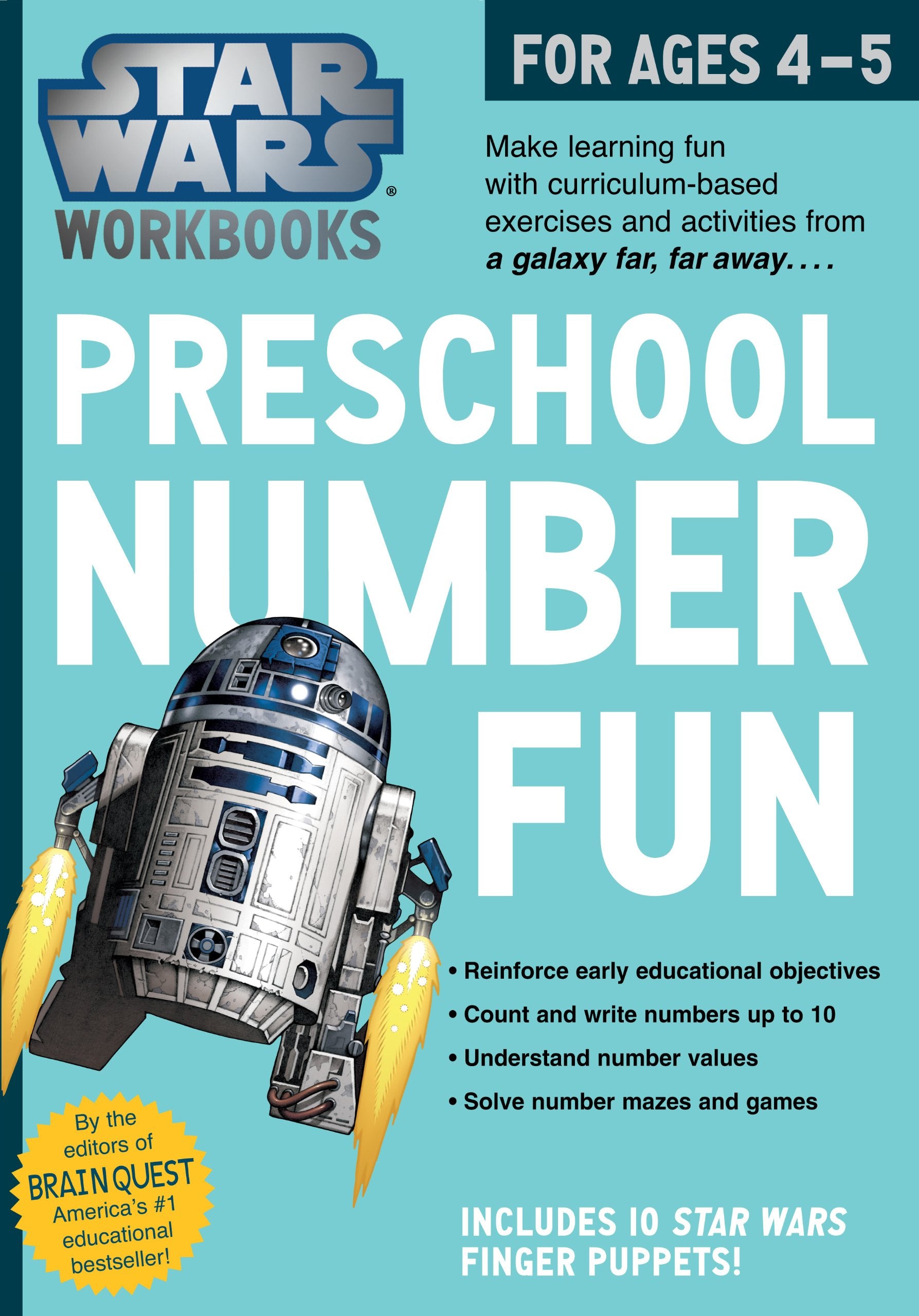 Star Wars Workbook: Preschool Number Fun (Star Wars Workbooks),Used