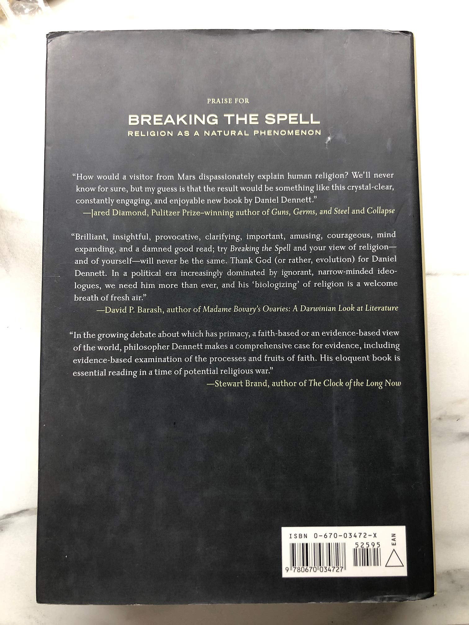Breaking The Spell: Religion As A Natural Phenomenon,New