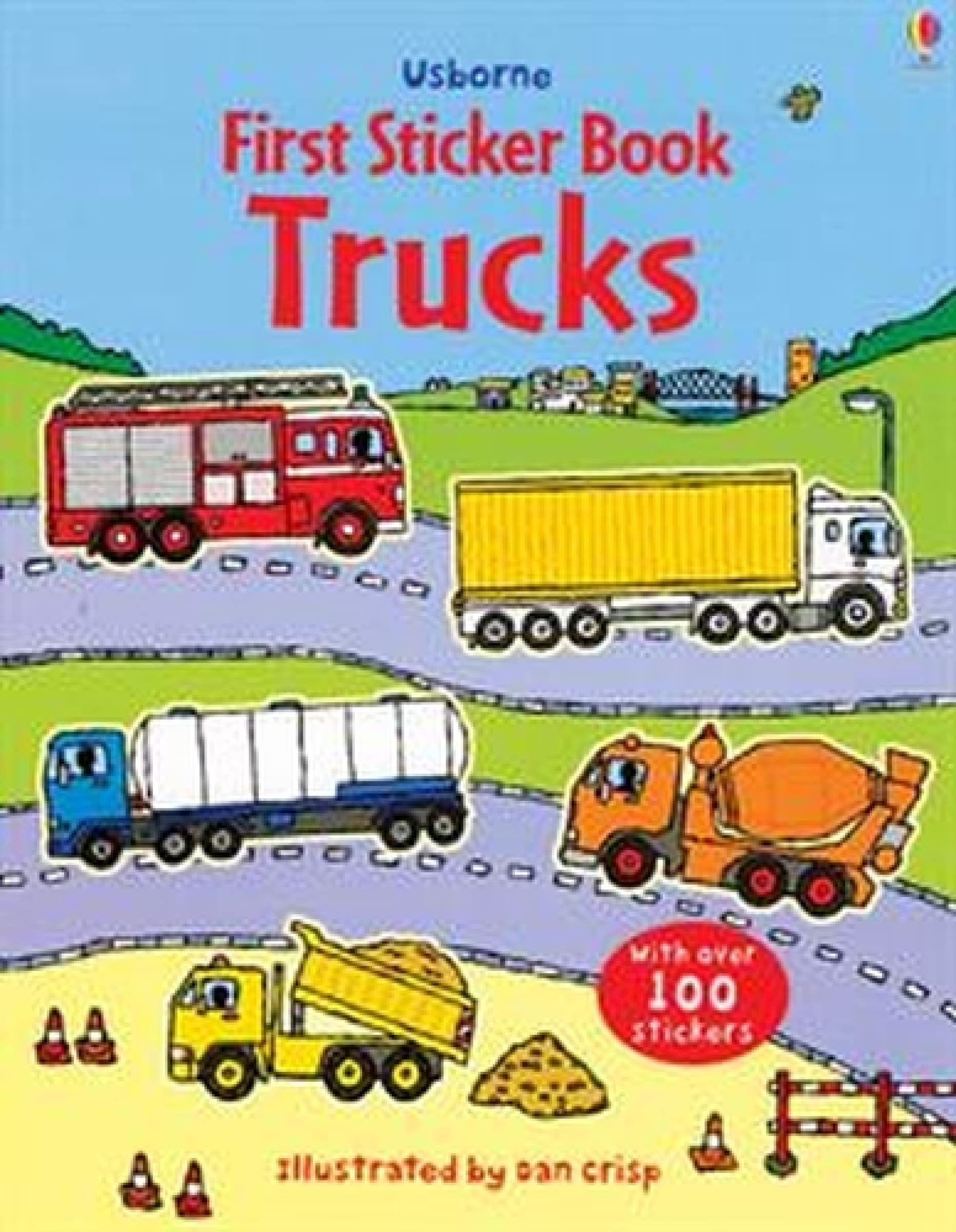 First Sticker Book Trucks (First Sticker Books),Used