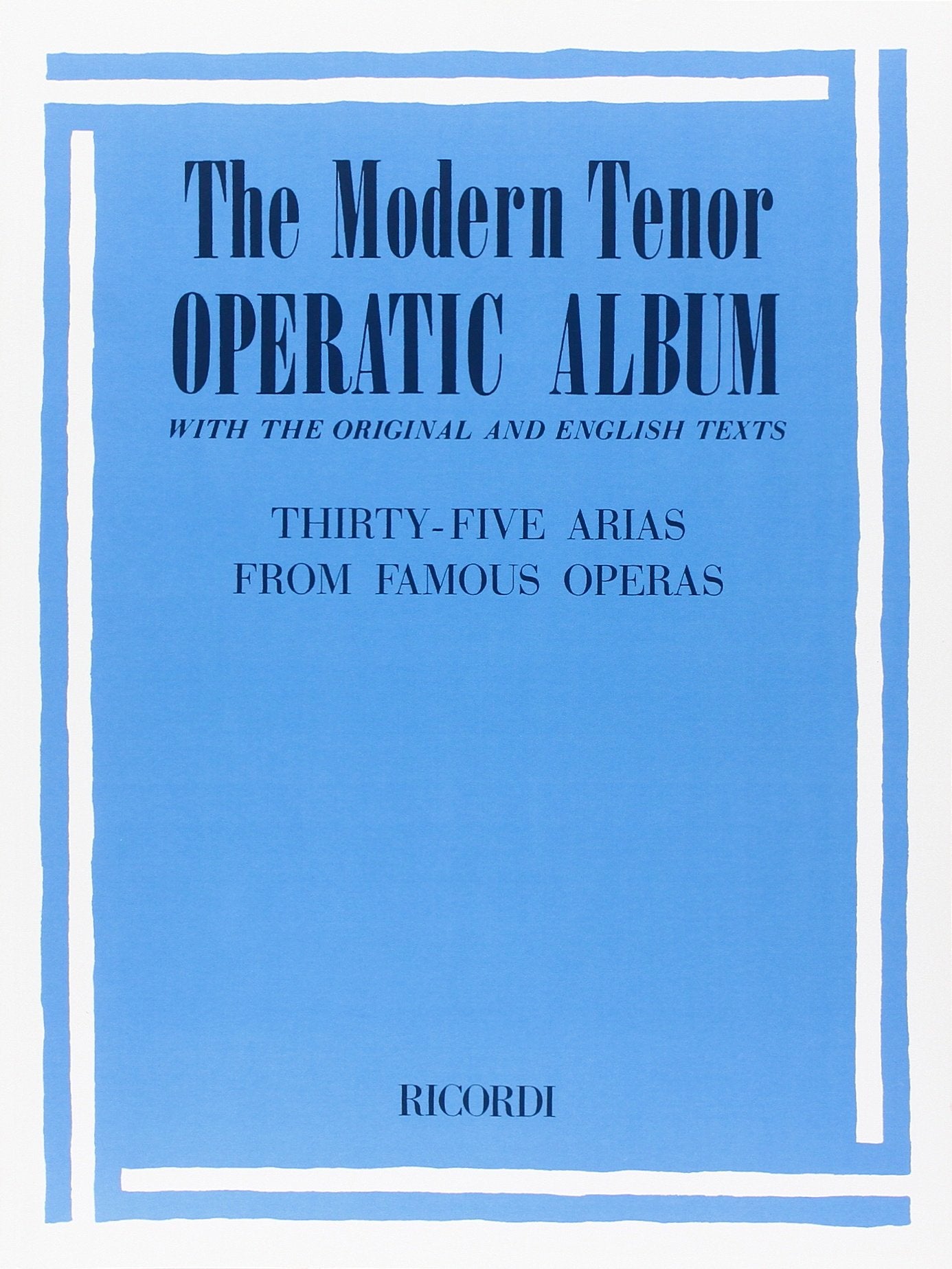 MODERN TENOR OPERATIC ALBUM CHANT,Used