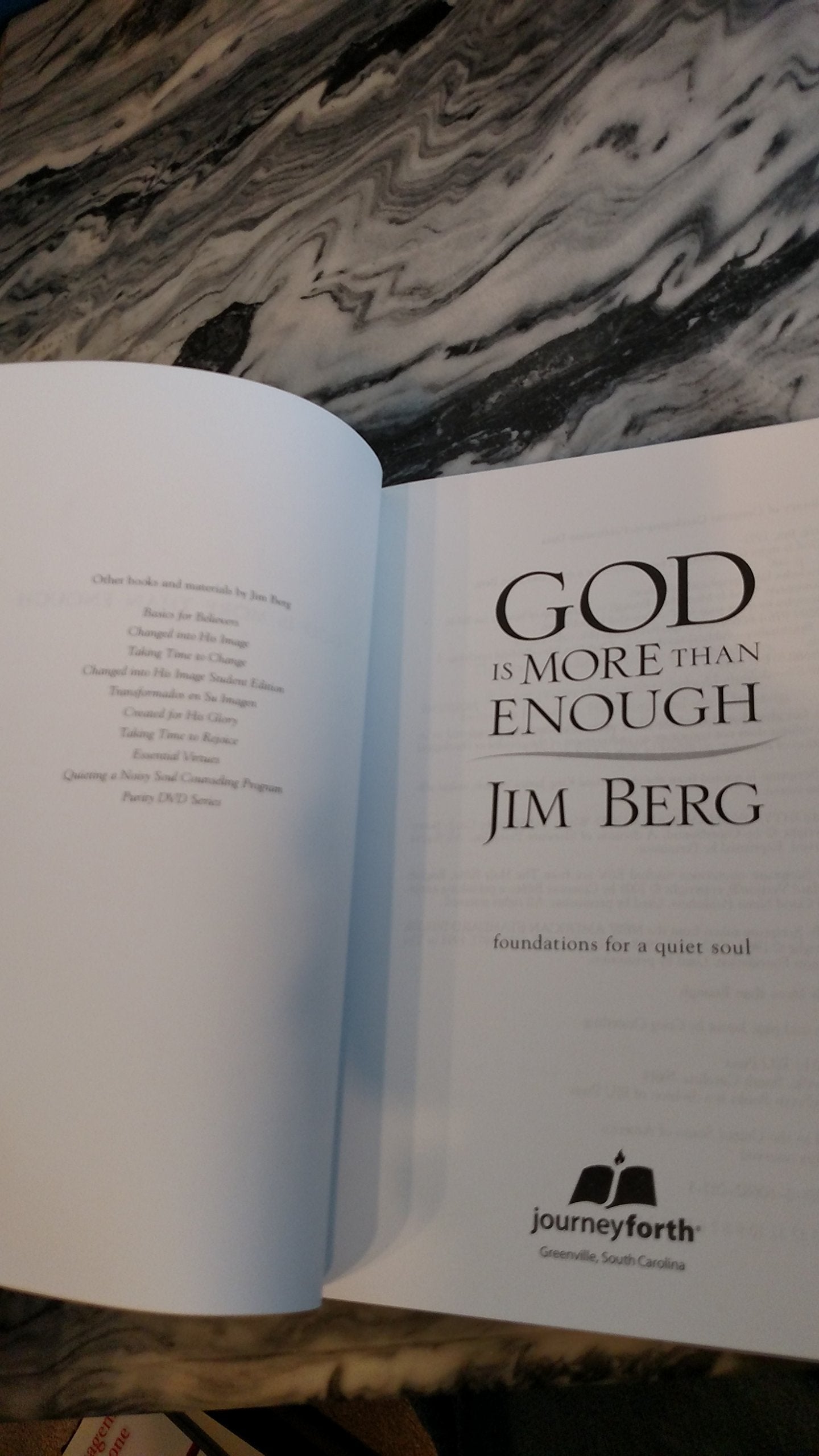 God is More Than Enough: Foundations for a Quiet Soul,Used